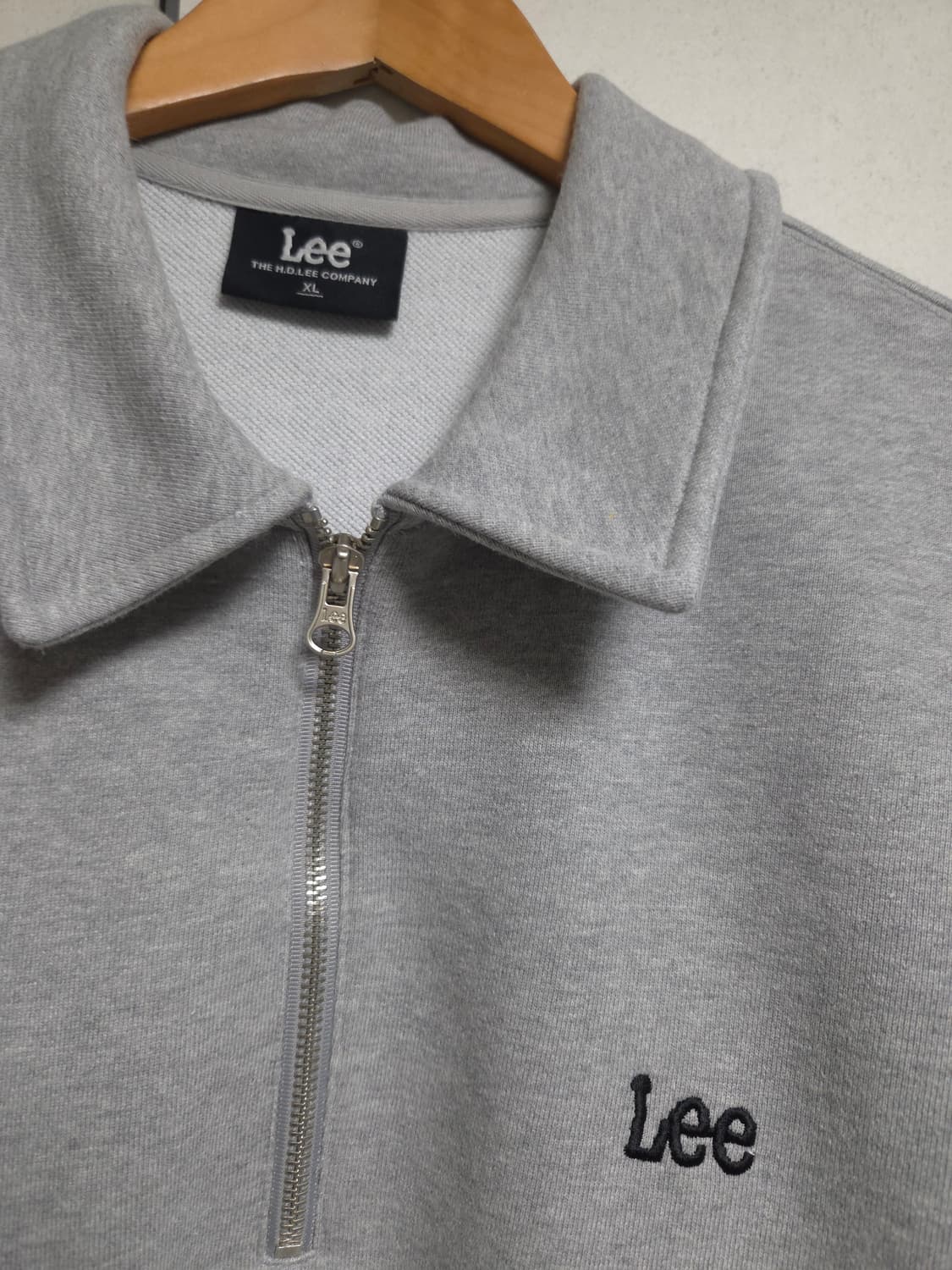 리 lee 반집업 맨투맨 남여공용 상품이미지3