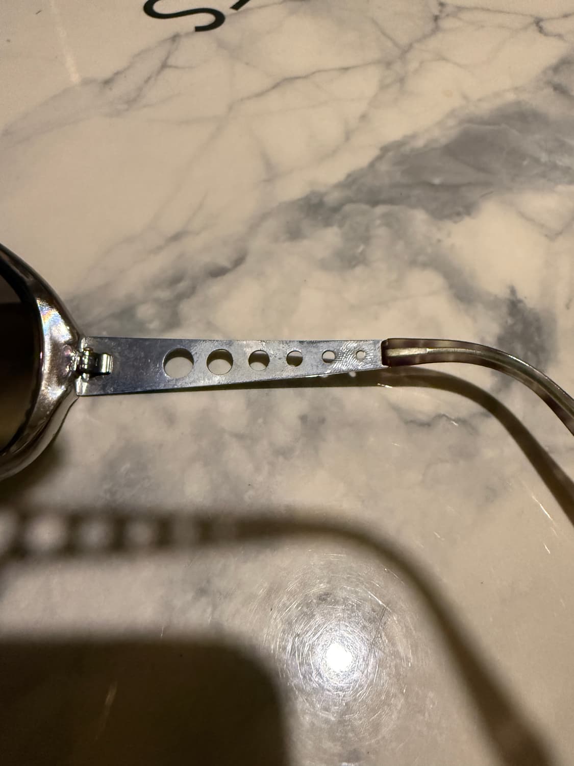 엘비스 프레슬리 스타일 TCB 실버 메탈 프레임 선글라스 상품이미지4