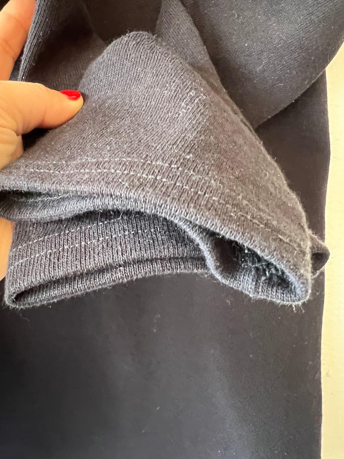 SAINT JAMES 세인트제임스 여성 블랙 보더티셔츠 상품이미지5