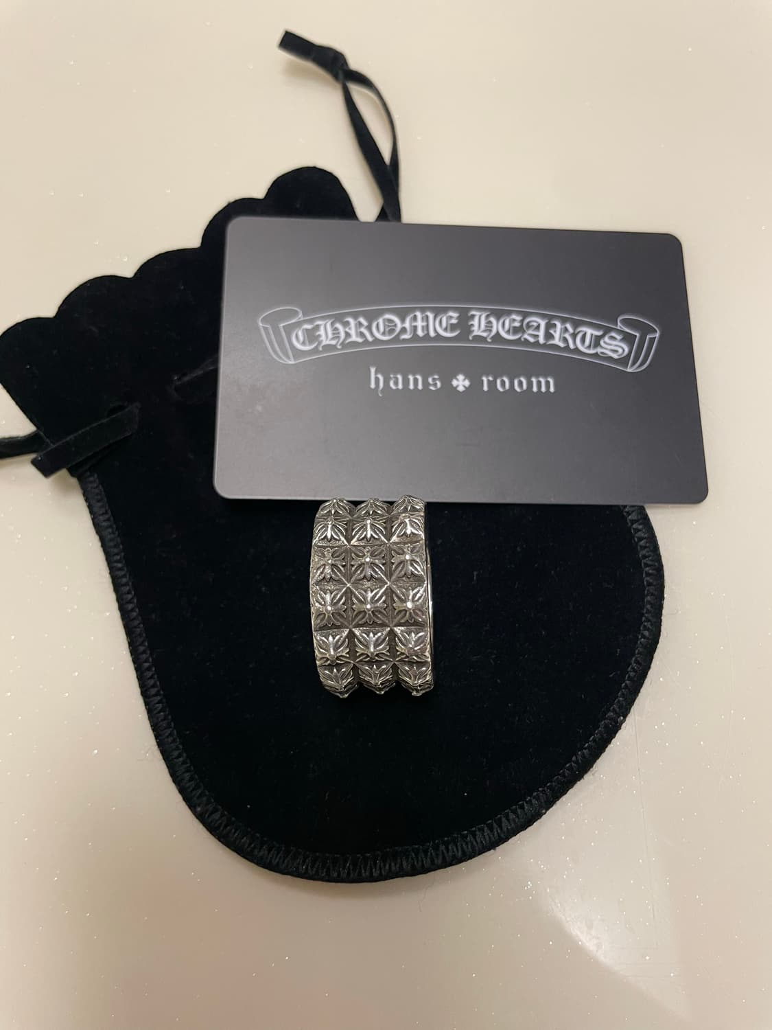 크롬하츠 트리플 피트 펑크링 상품이미지1