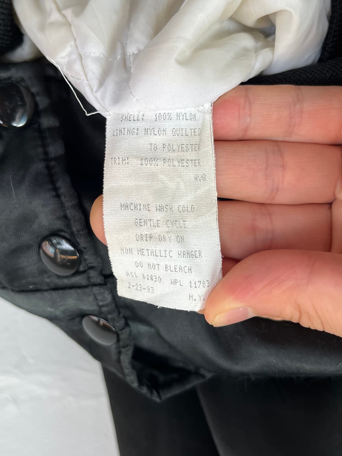 Holloway 블랙 나일론 항공점퍼 XL 상품이미지5