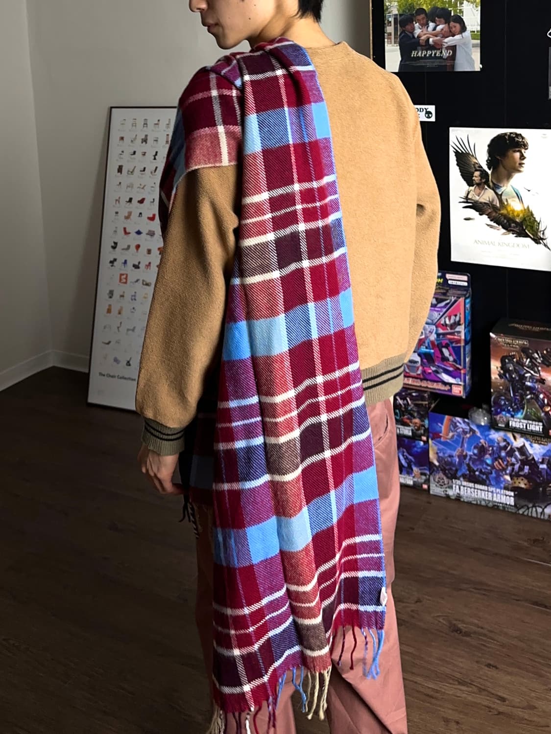 Arnold Farmer 플레이드 체크 머플러 상품이미지3