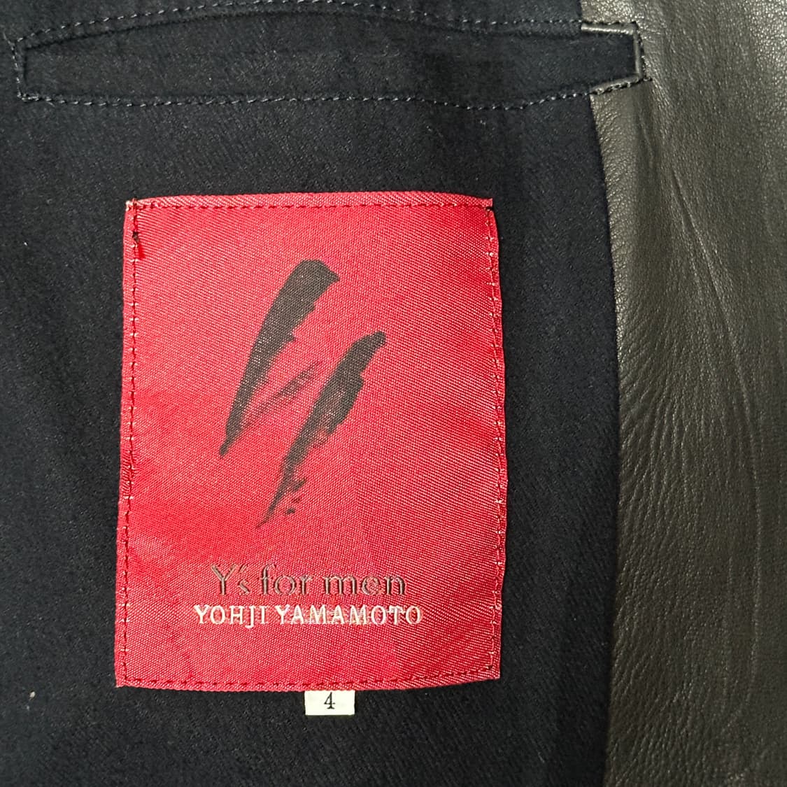 YOHJI YAMAMOTO japan made lether jacket 상품이미지4
