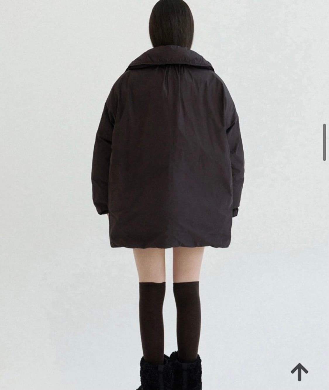 (새상품) 스프링크로커스 브라운 패딩 코트 상품이미지3