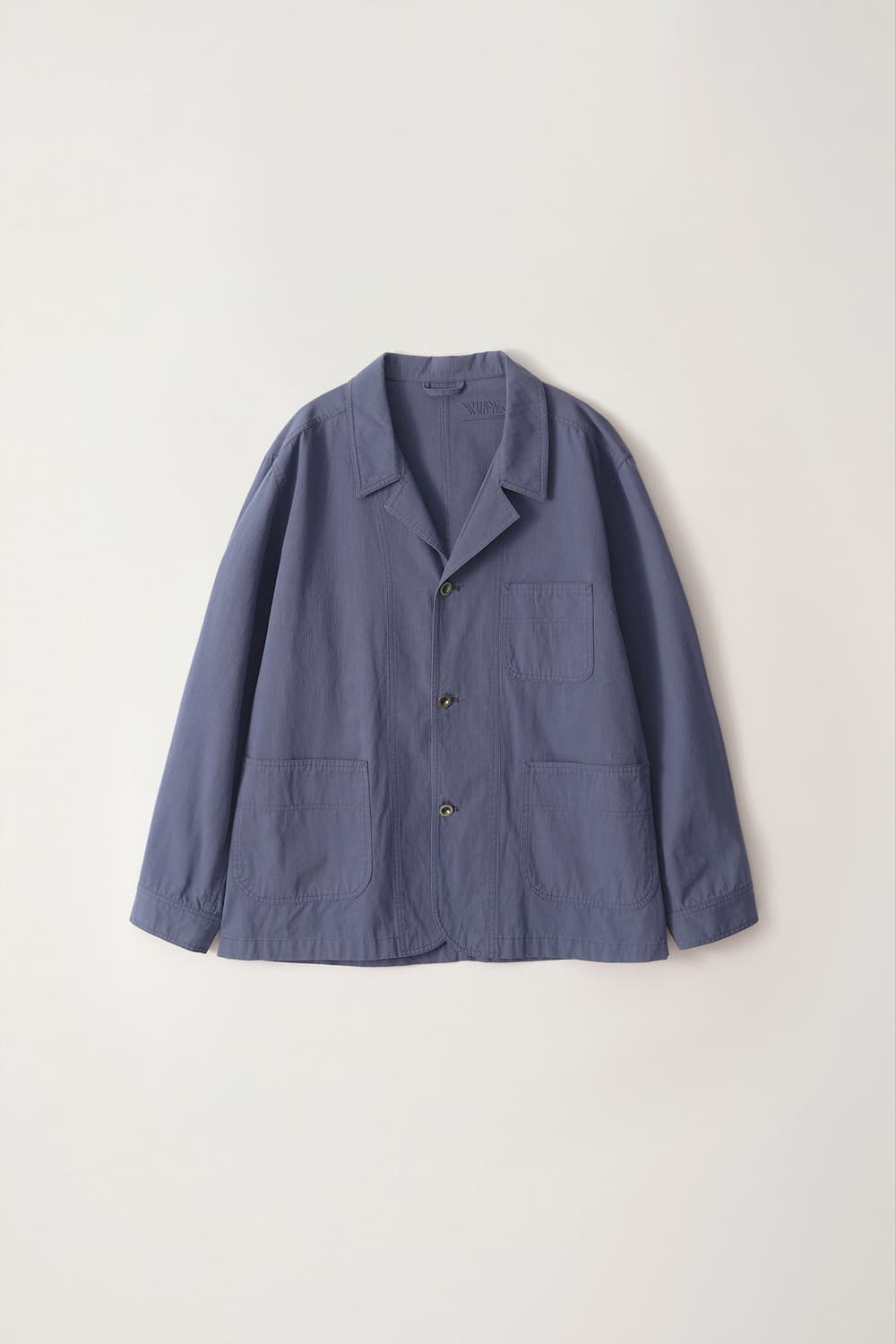 낫띵리튼 프렌치 워크 자켓 빈티지 블루 컬러 상품이미지4