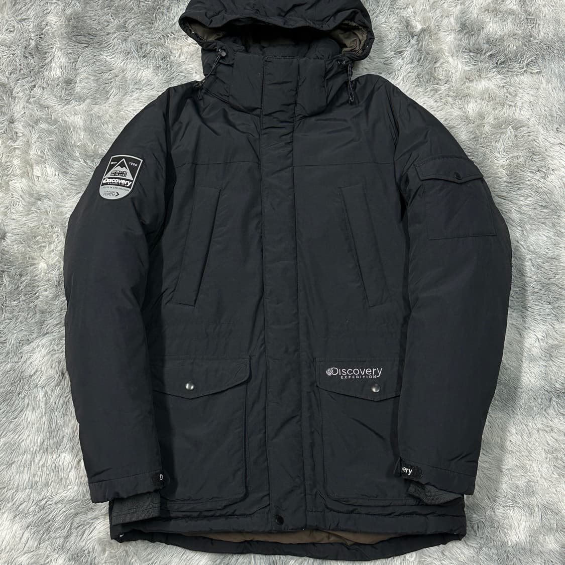 디스커버리 덕다운 야상 패딩점퍼 L 상품이미지1