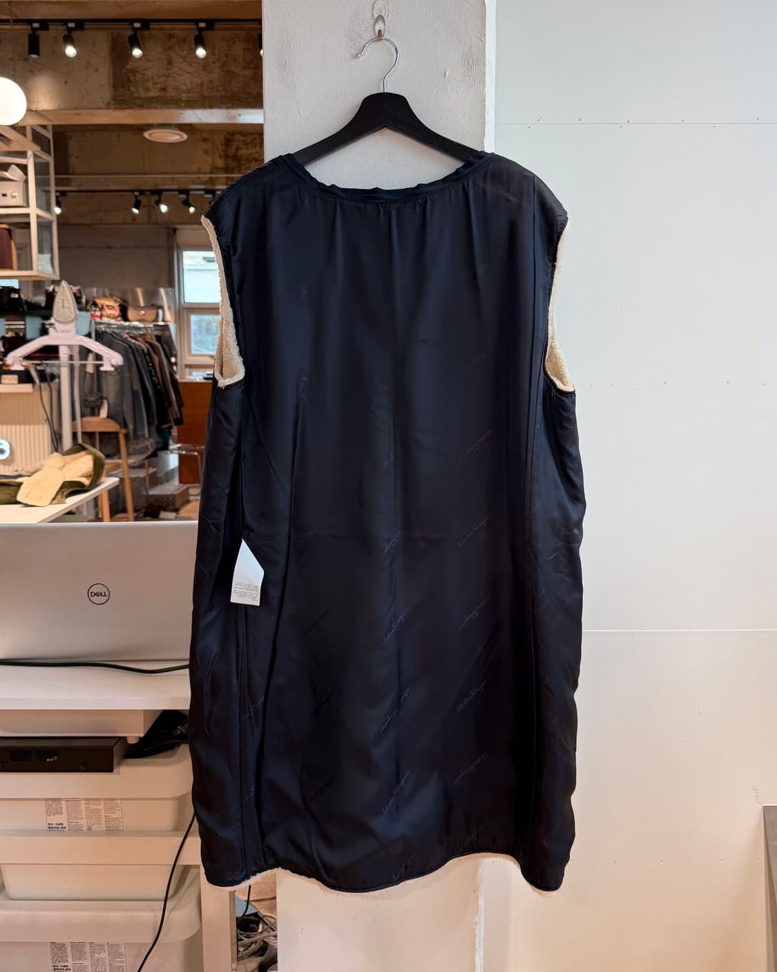 페라가모 올리브 그린 벨티드 폴리마인드 자켓  상품이미지7