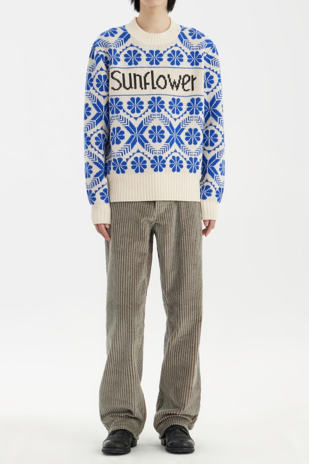 선플라워 페어아일 니트 L 상품이미지7