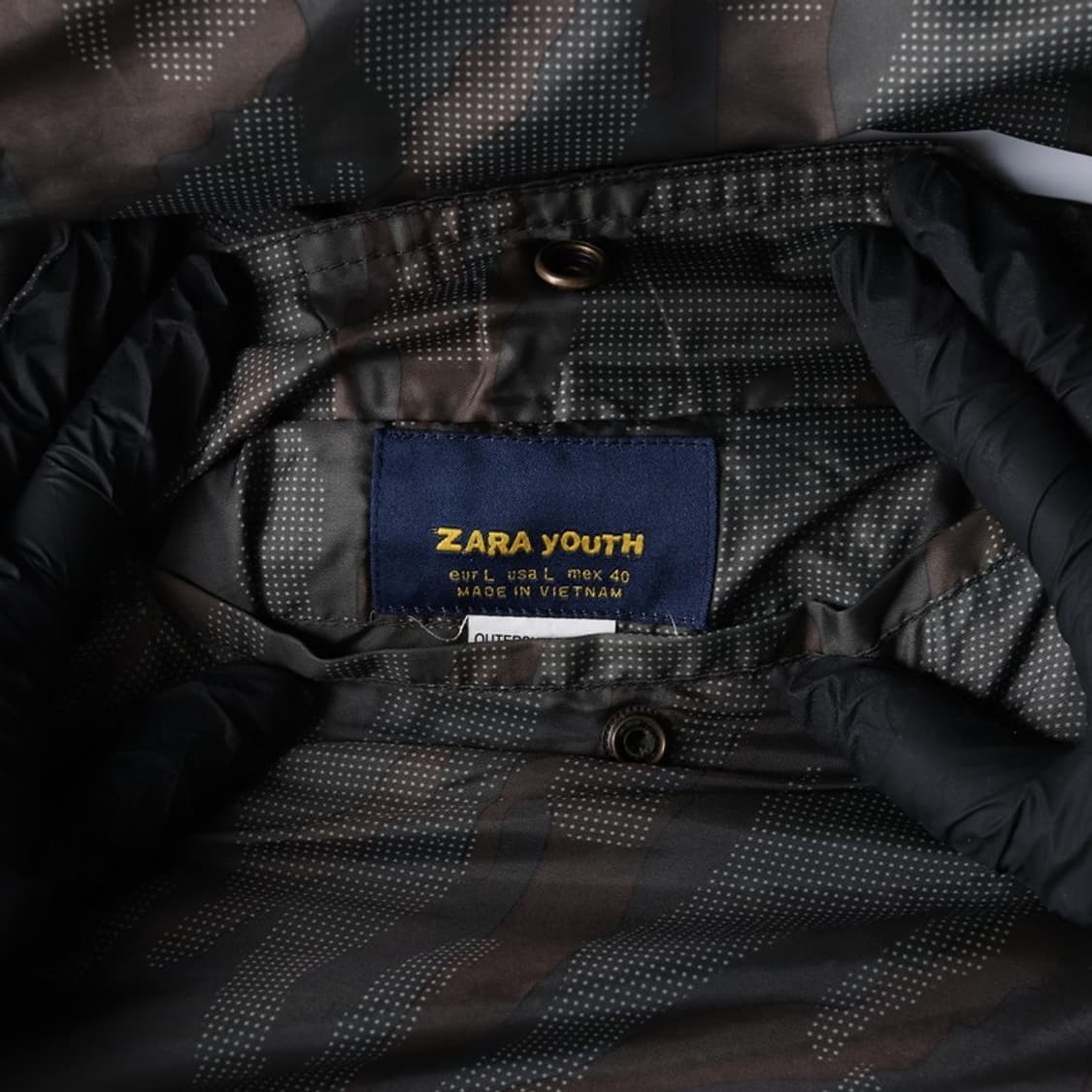 자라 코튼 블루종 L 상품이미지7