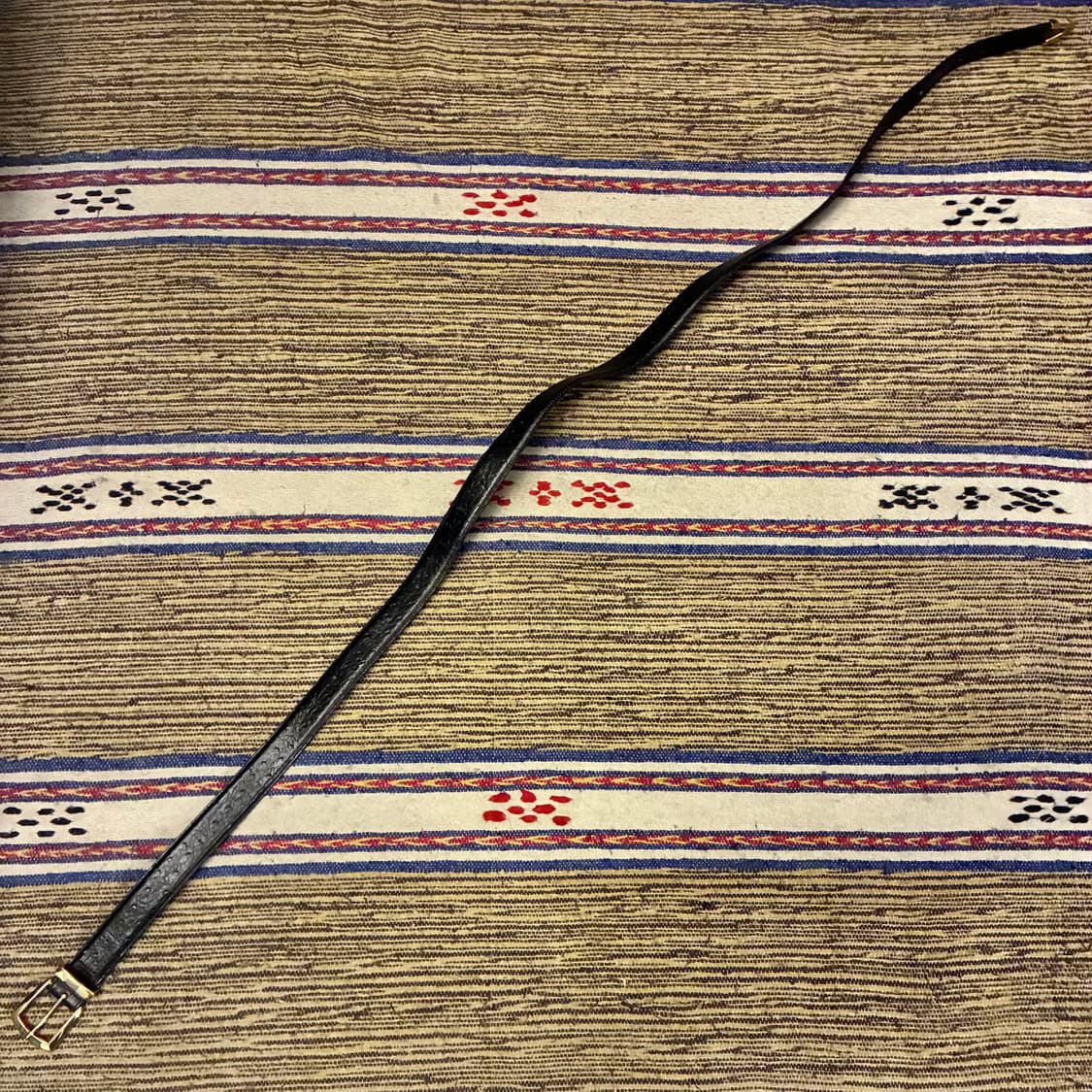 (32~38)90s USA 카우 레더 빈티지 웨스턴벨트 가죽벨트 상품이미지6