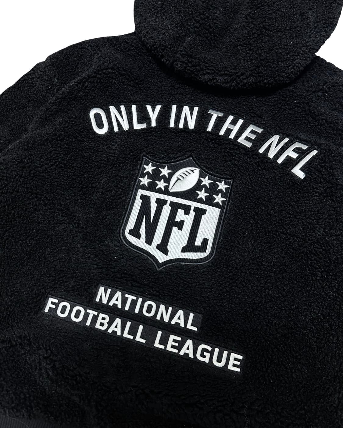 NFL 블랙 후드 플리스 자켓 상품이미지4
