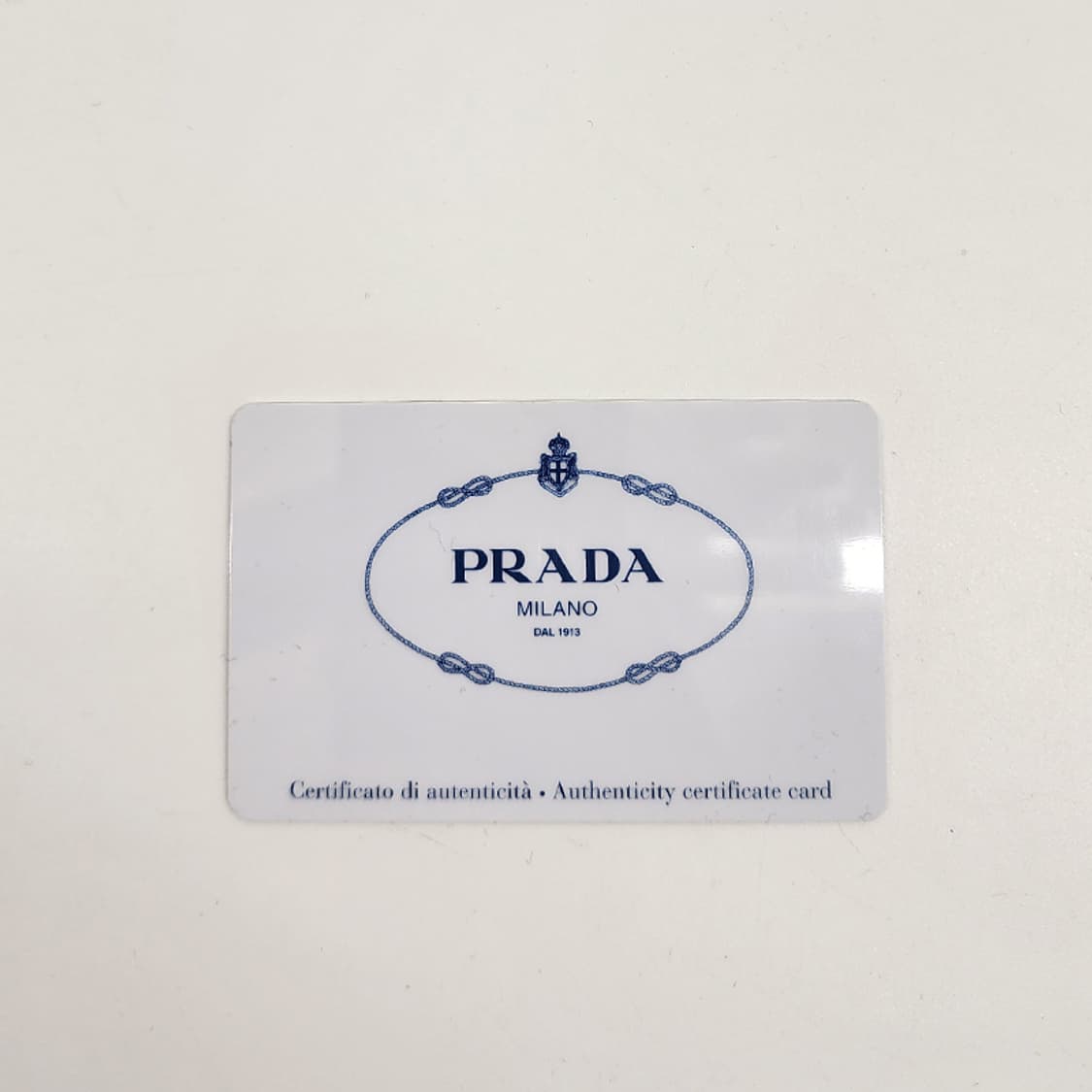 프라다 2VF001 삼각로고 가죽스트랩 클러치 블루 상품이미지9