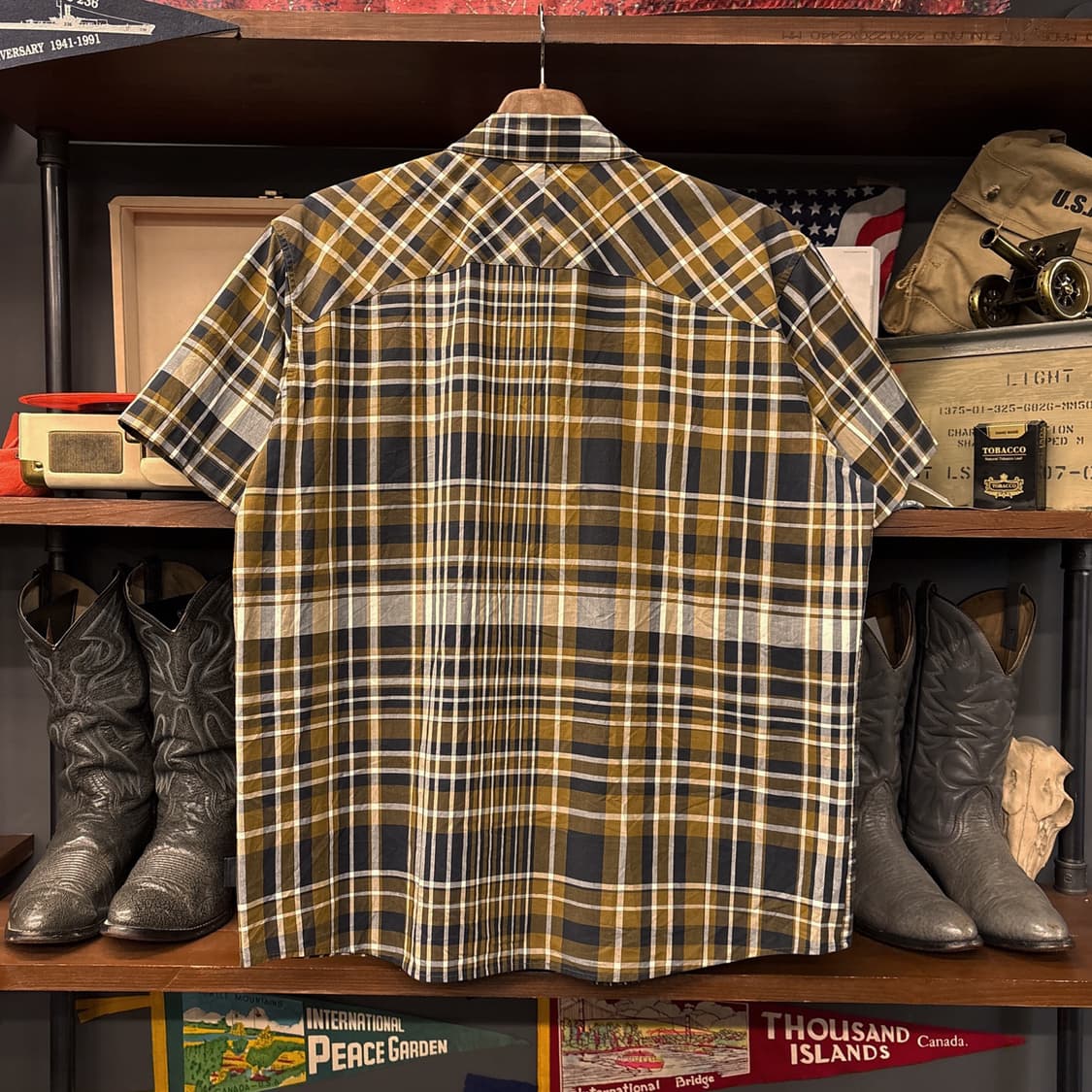 파타고니아 오가닉코튼 모디파이드 타탄체크 라이트코튼 셔츠 N1028 상품이미지2