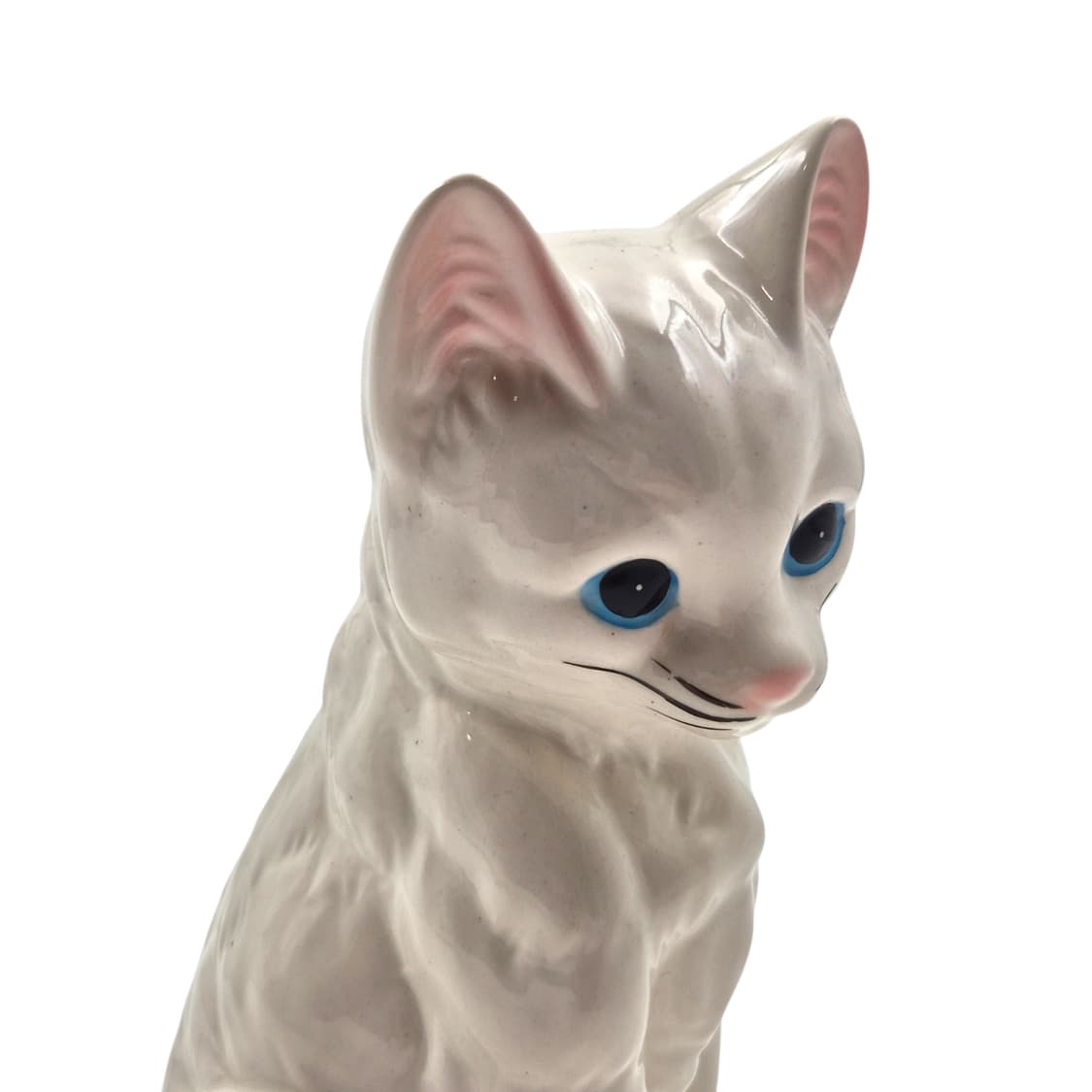 80s 카토 핸드메이드 포셀린 아기 고양이 장식 상품이미지2