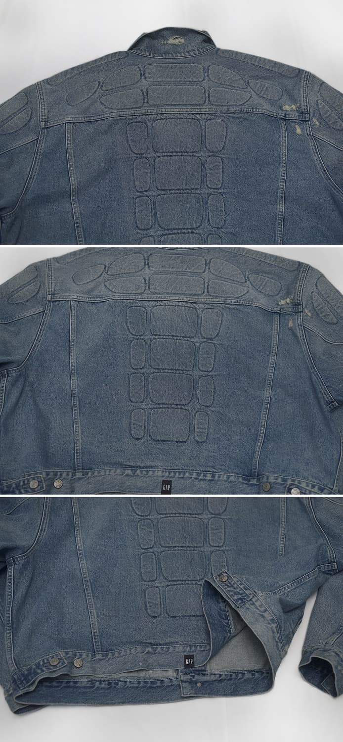 이지 갭 발렌시아가 패디드 데님 자켓 USA 메이드 (L / 105+) 상품이미지5
