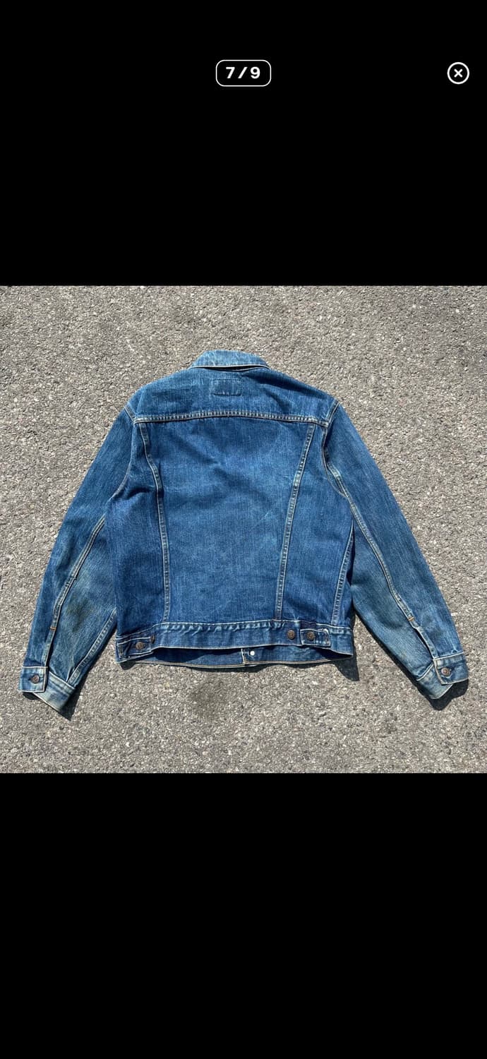 70's 리바이스 3세대 70505 데님 트러커 자켓 상품이미지7