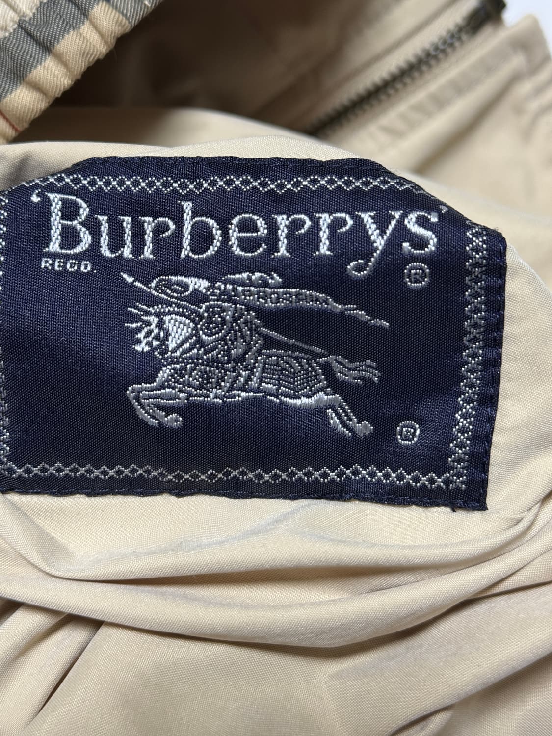버버리(Burberry) 빈티지 리버시블 해링턴 자켓 상품이미지4