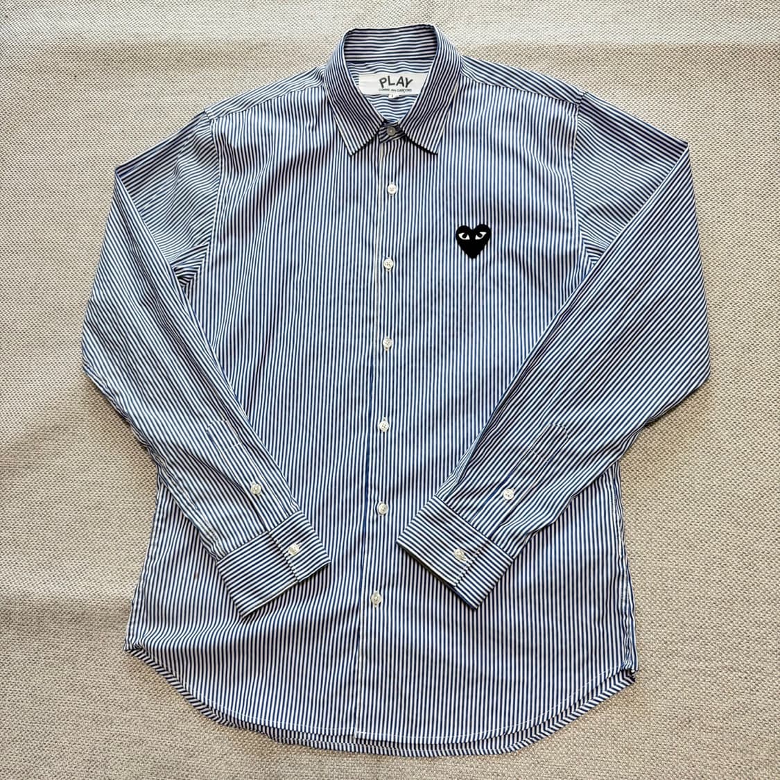 꼼데가르송 블랙와펜 스트라이프 셔츠 상품이미지1