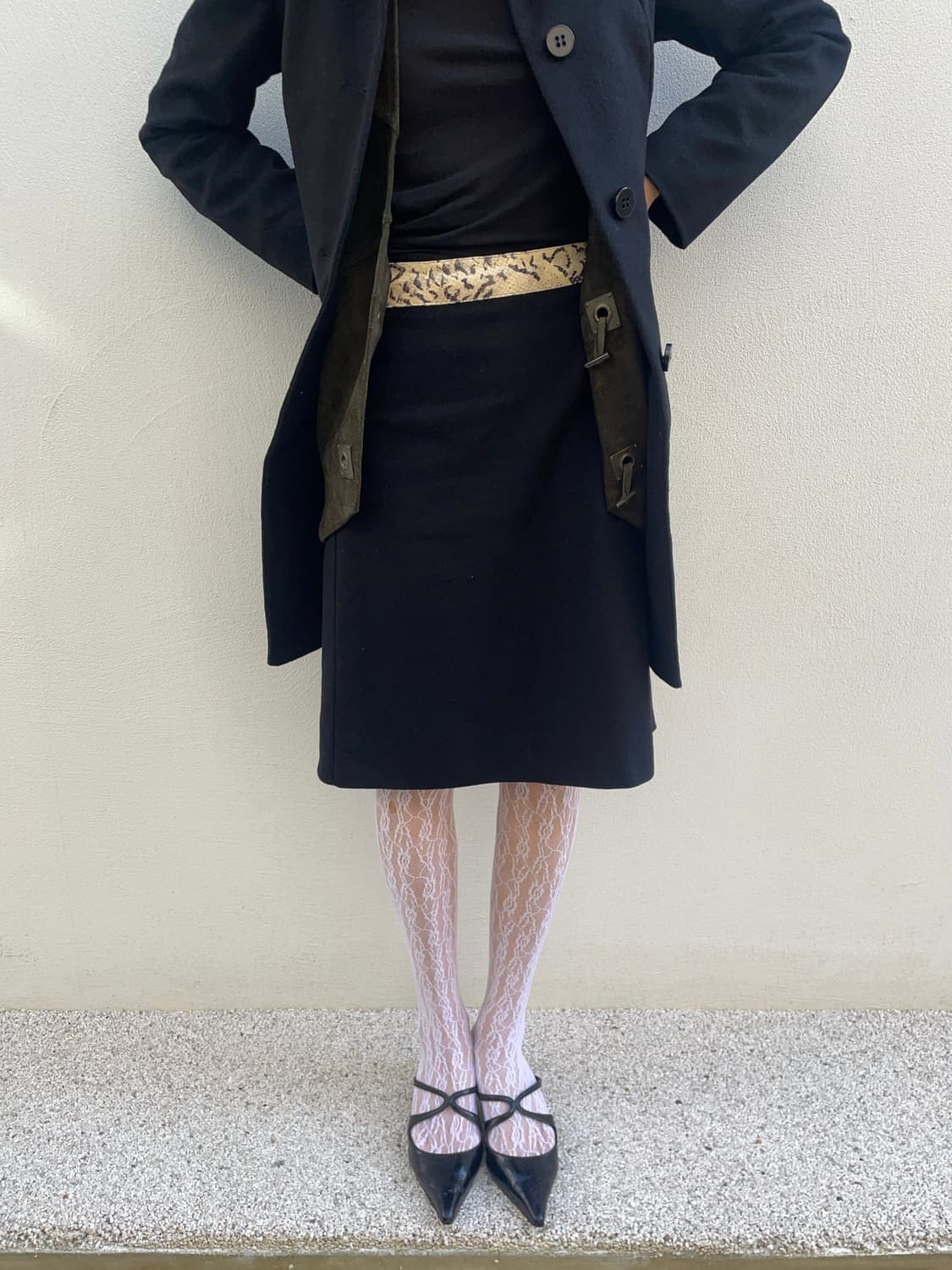 Max&Co wool skirt 상품이미지1