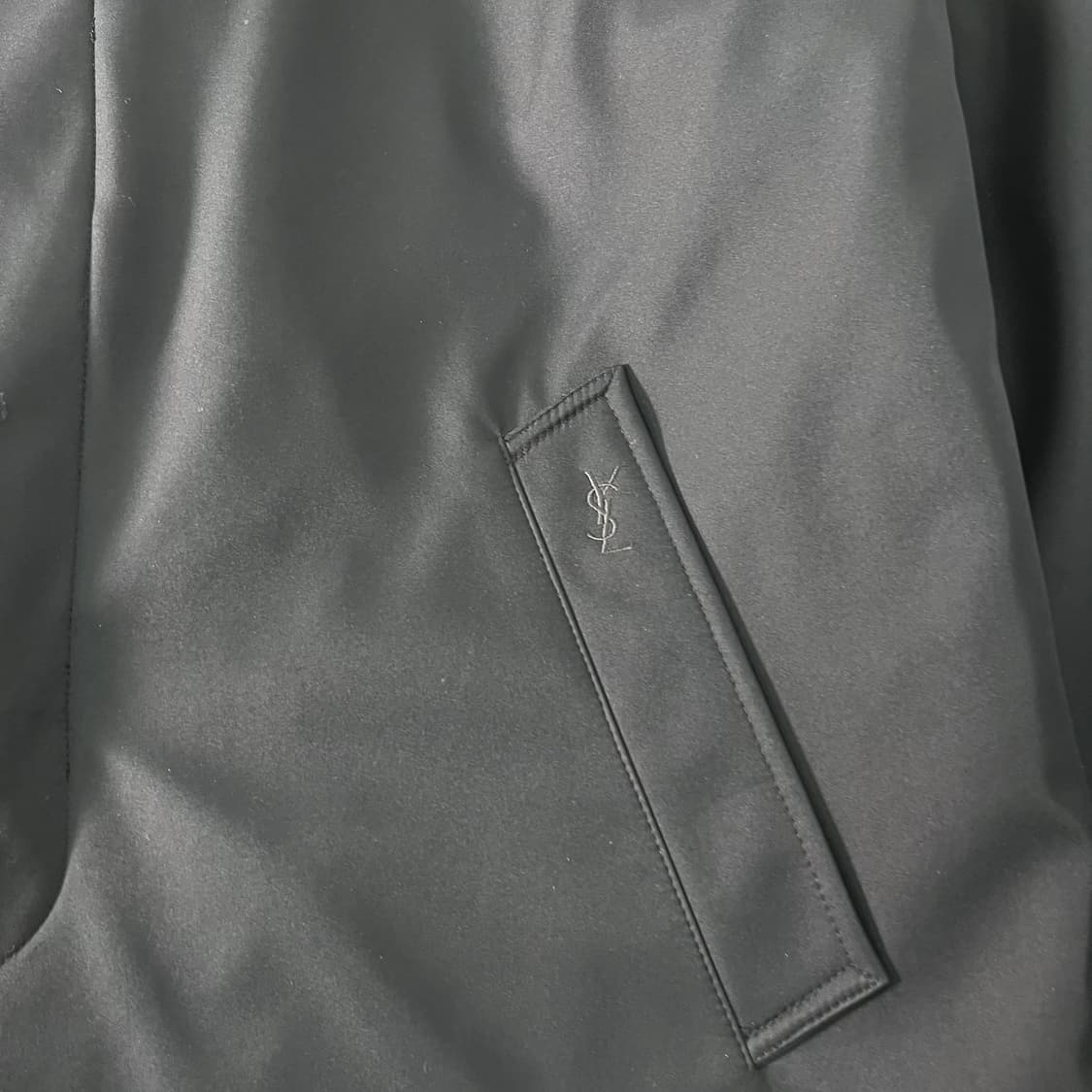 105 입생로랑 90s 폴리 하프코트 상품이미지3