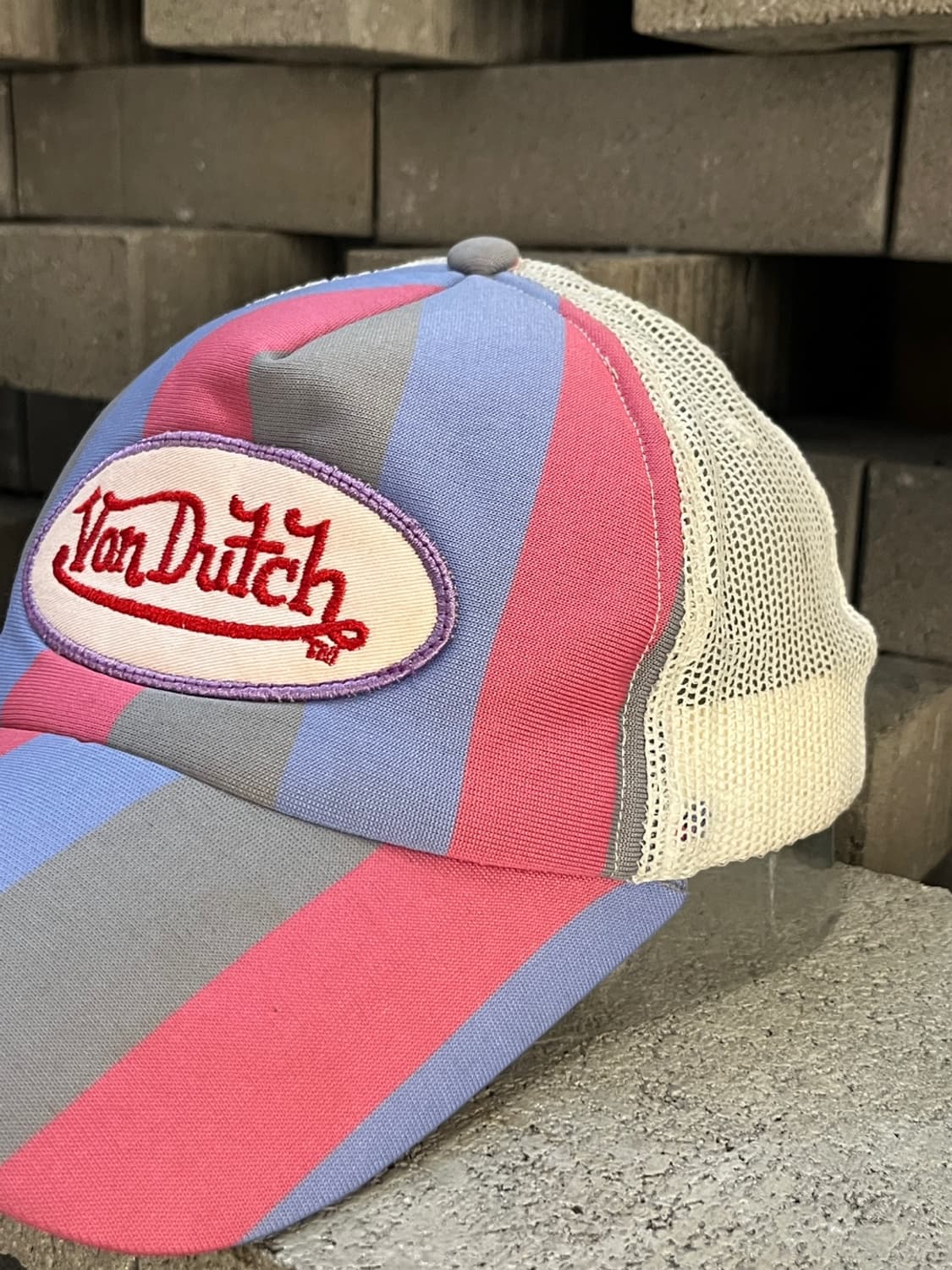본 더치 파스텔 스트라이프 로고 캡 상품이미지4