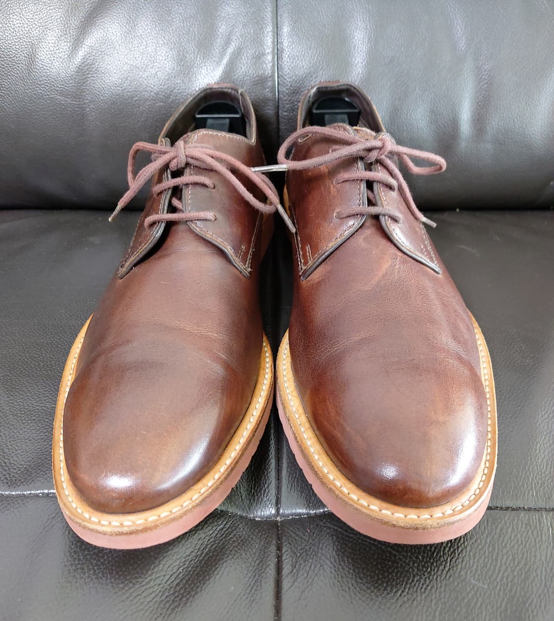 클락스 가죽 스티치 드레스화(275mm) 상품이미지2