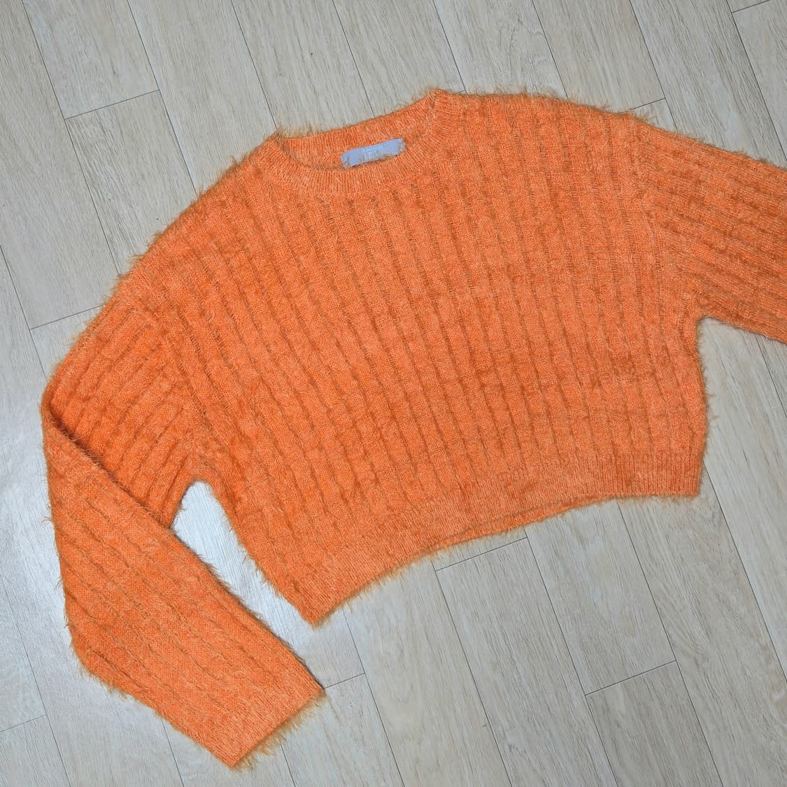 8 seconds 오렌지 크롭 니트 M 상품이미지2