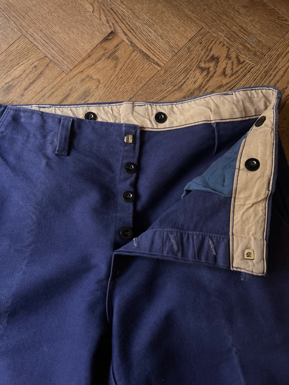 [36]90's Rofa사 빈티지 워싱 몰스킨 프렌치 워크 팬츠 상품이미지3