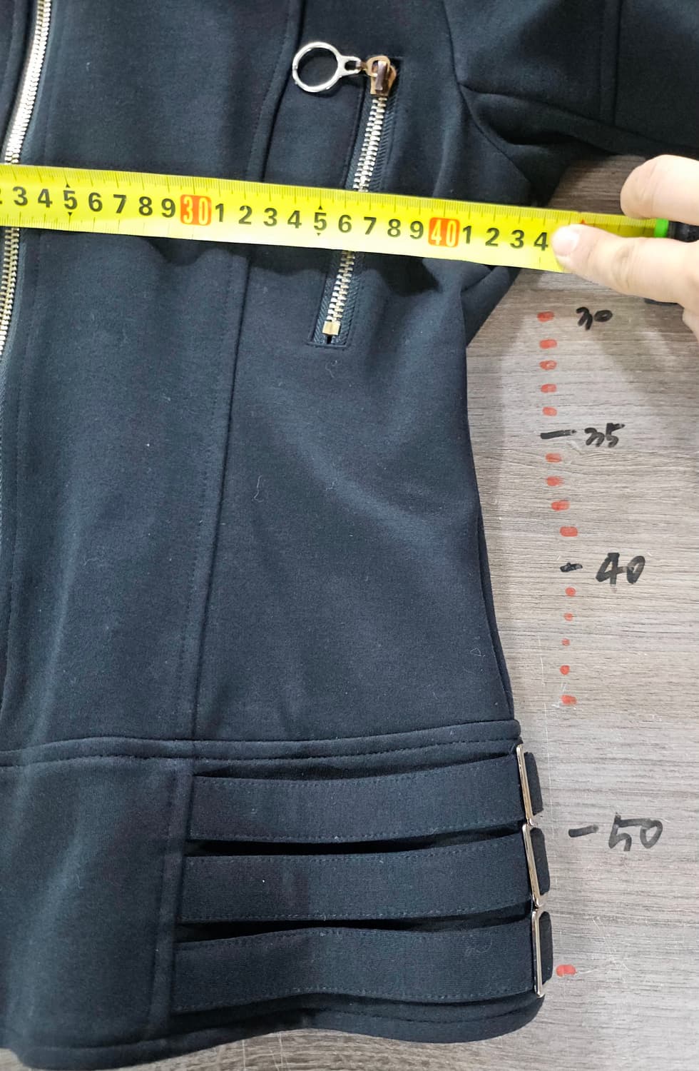 JM my style 블랙 금장  집업 S 상품이미지8