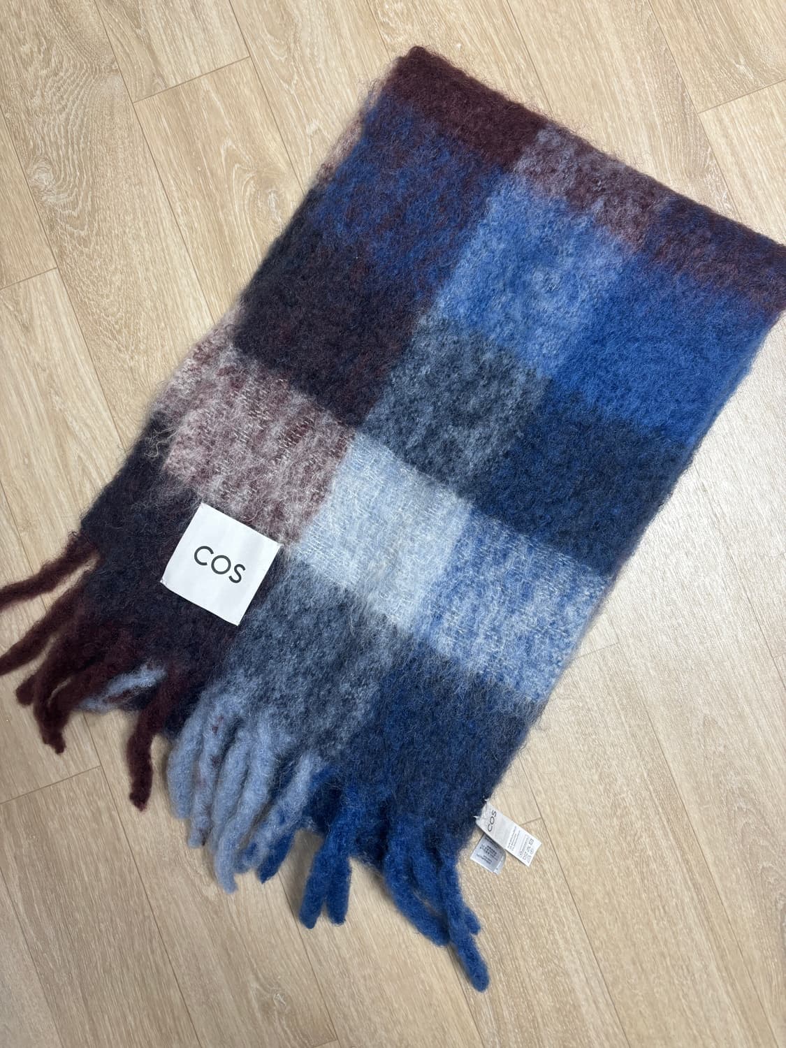 코스 블루 울 머플러 판매 상품이미지1