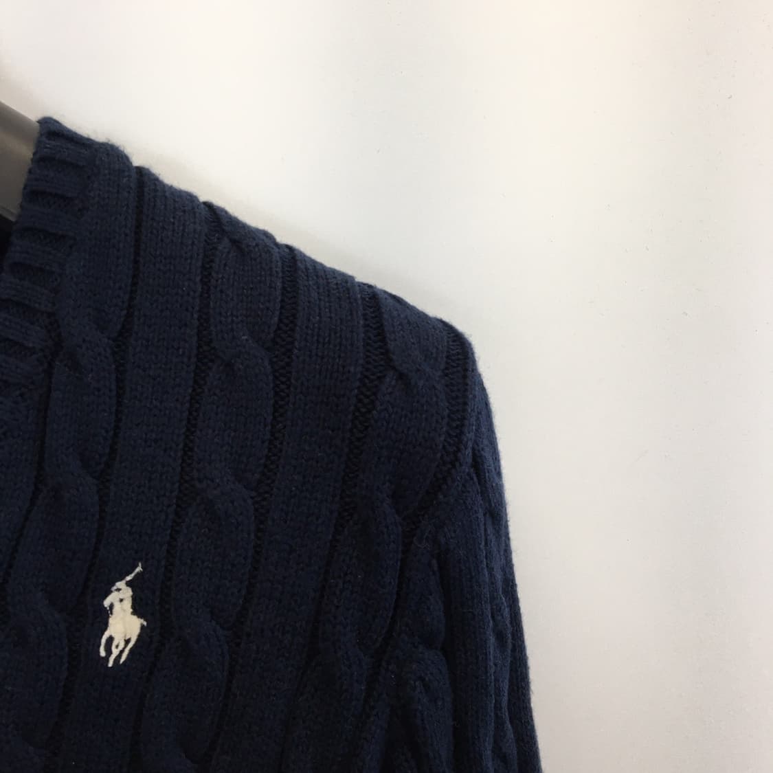 폴로 랄프로렌 상위라인 화이트포니 케이블니트 S  상품이미지2