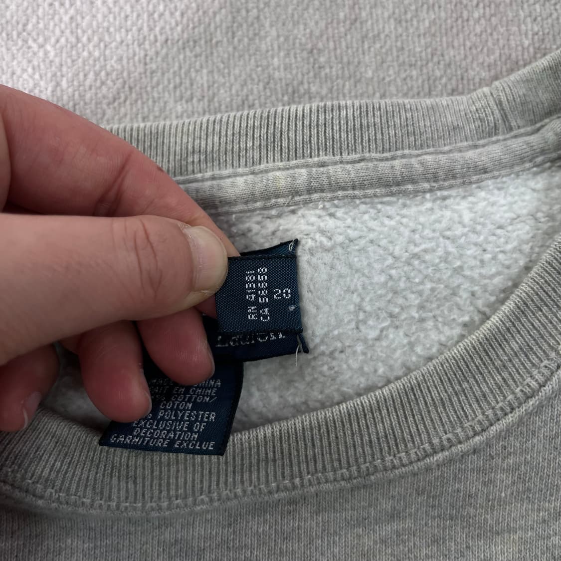 100 폴로랄프로렌 스몰포니 그레이 맨투맨 상품이미지4