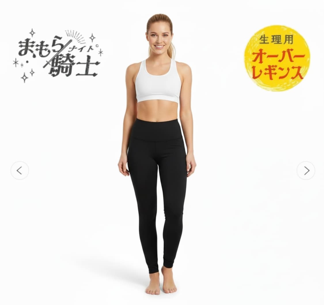 (50%할인특가)생리&요실금 겸용 오버팬츠&오버레깅스L/일본 직 수입 상품이미지5