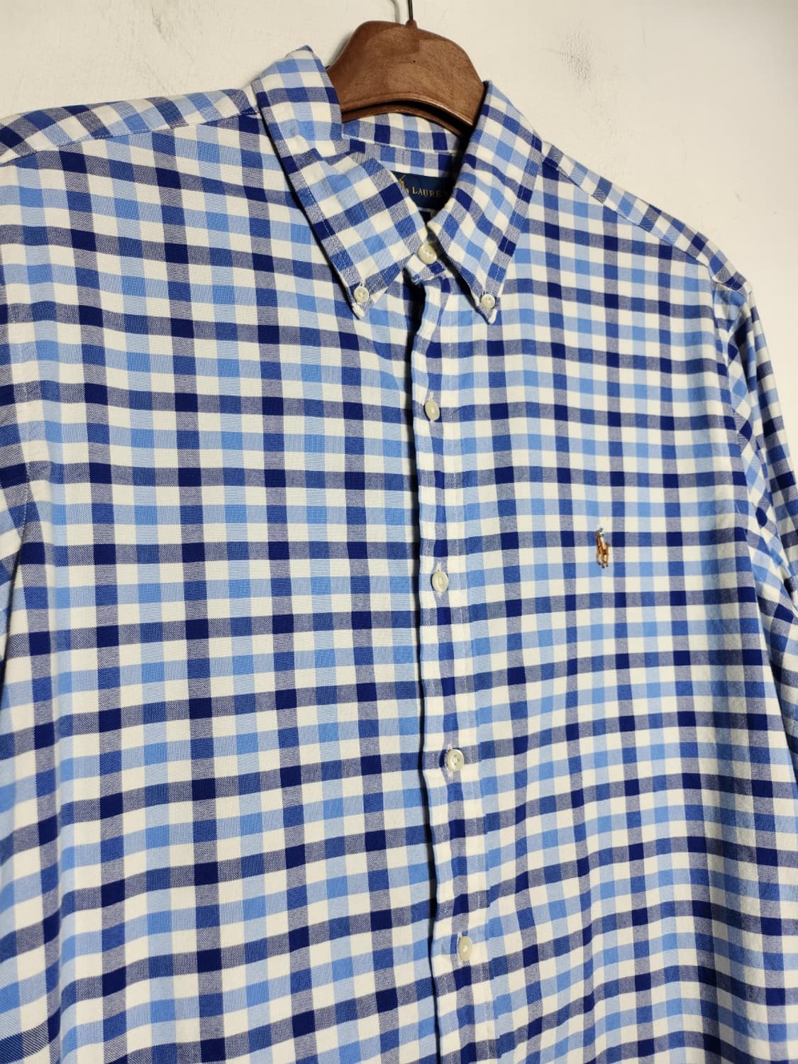 폴로 랄프로렌 클래식핏 깅엄체크 셔츠 상품이미지2
