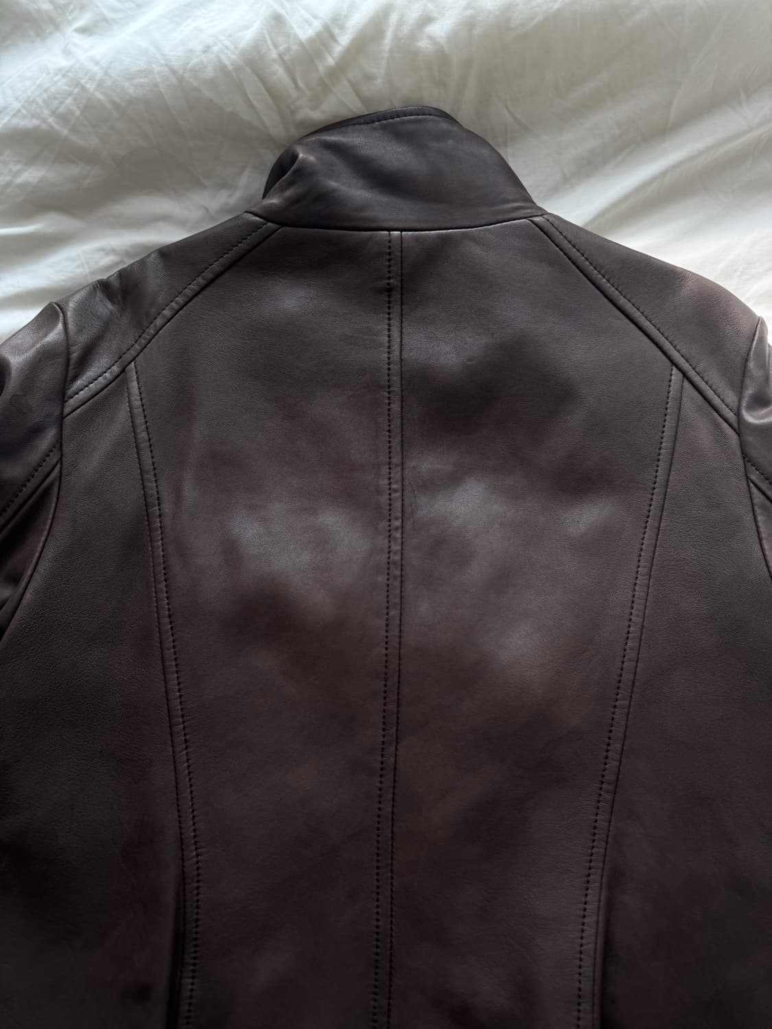 brown leather jacket 레더자켓 상품이미지6