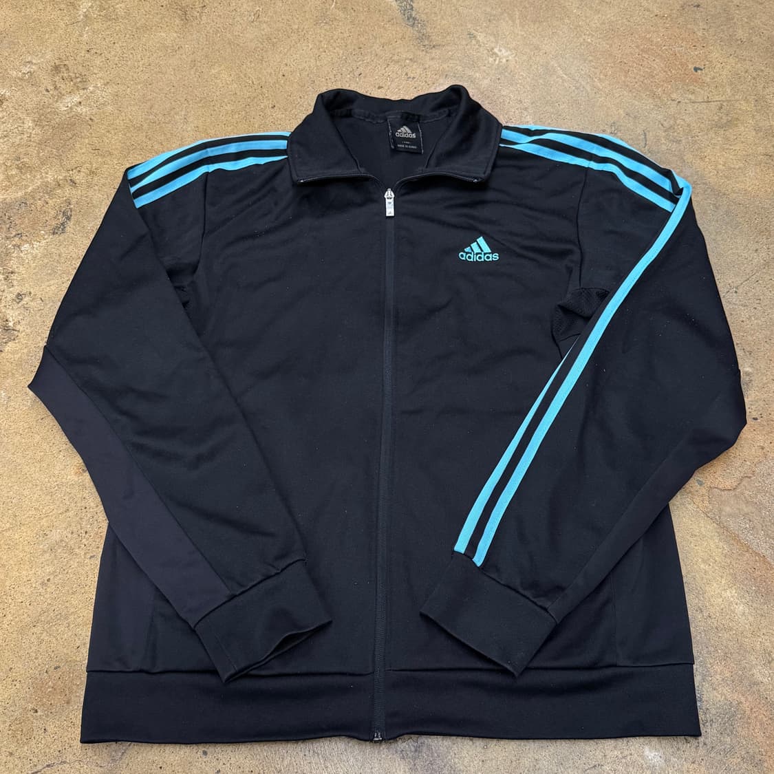 아디다스 검하 블랙 하늘 져지 트랙탑 110 상품이미지2