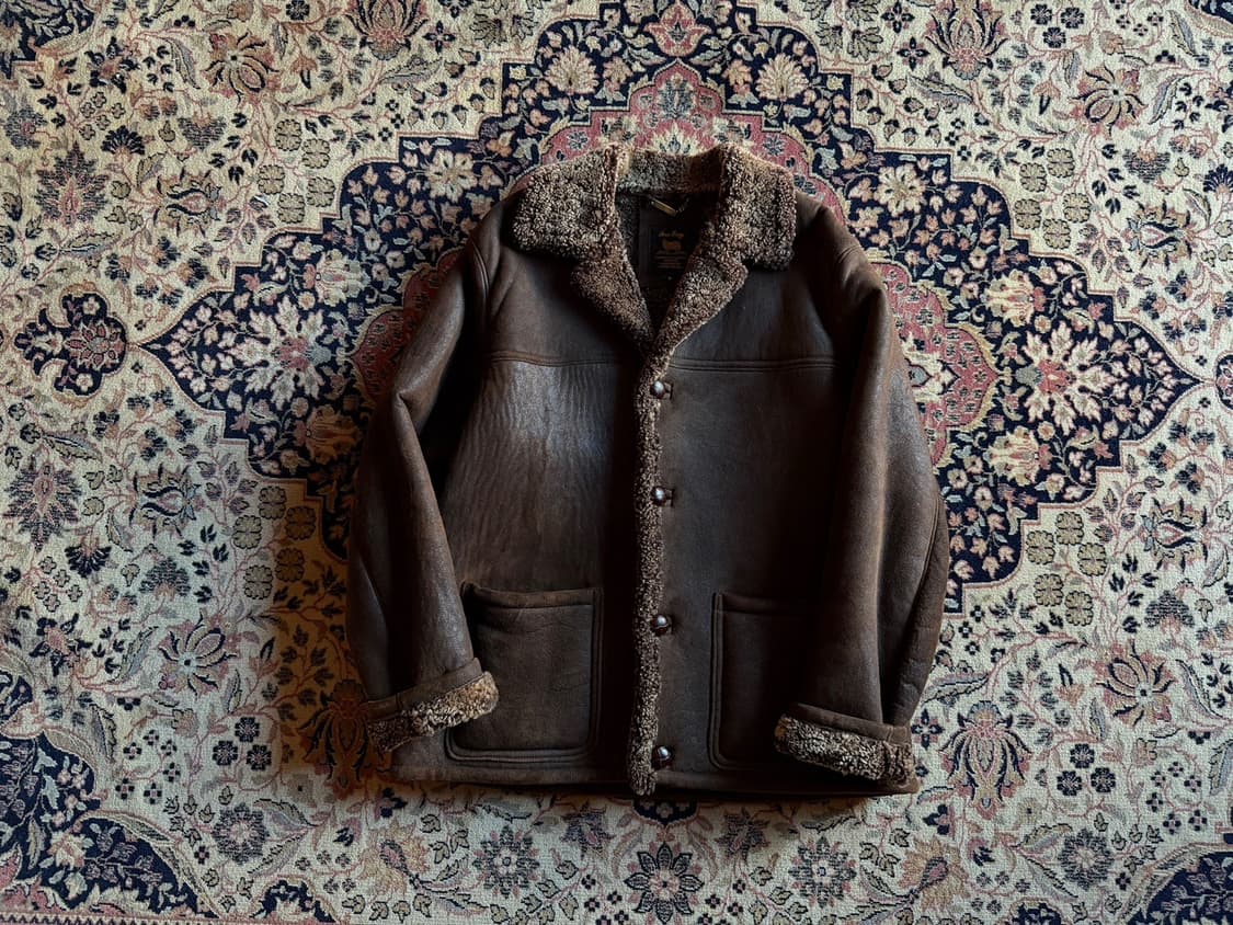 오웬베리 시어링 레더 카코트 100 상품이미지1