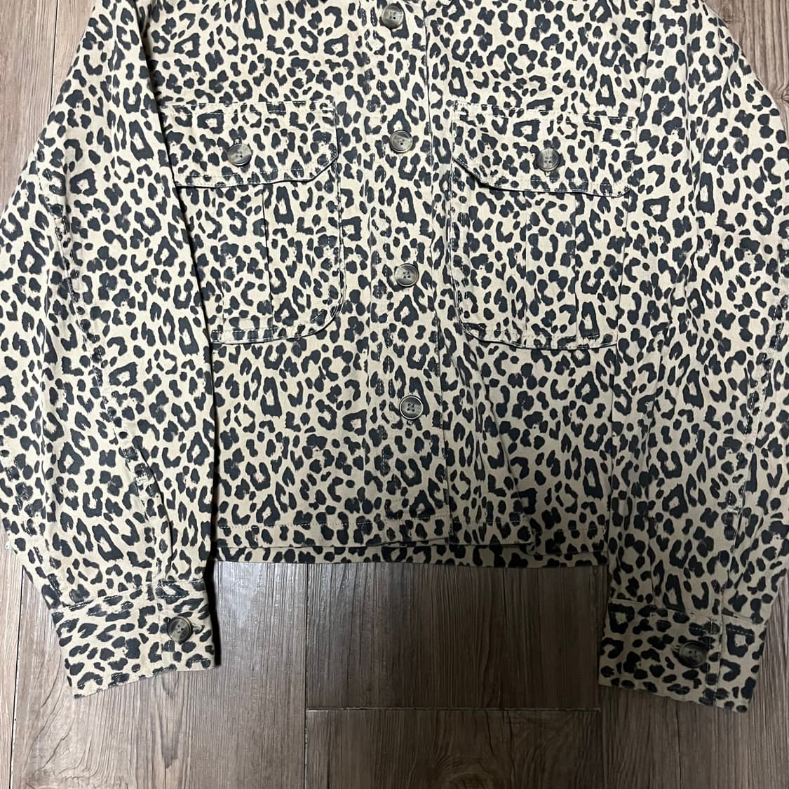 90‘s 레오파드 셔츠 아우터 상품이미지7