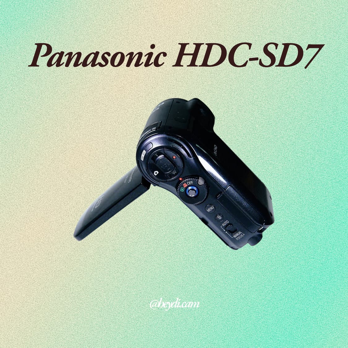 Panasonic 파나소닉 HDC-SD7 블랙 상품이미지1