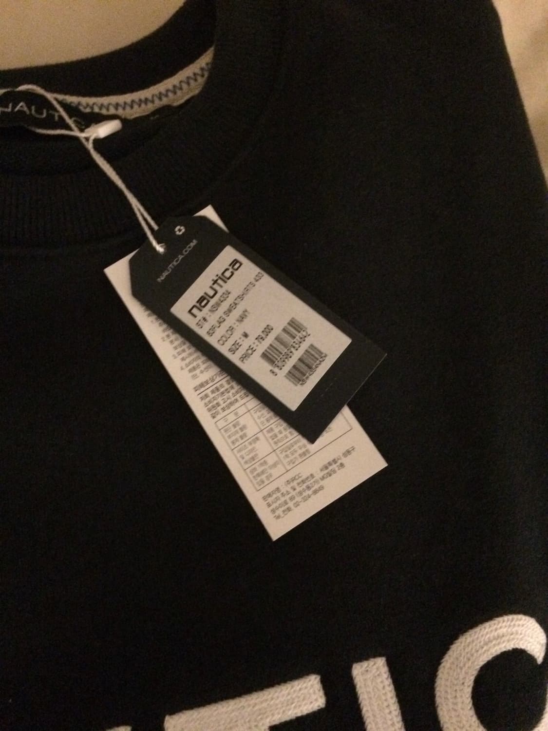 [M] 노티카 스웻 셔츠 맨투맨 네이비 상품이미지2