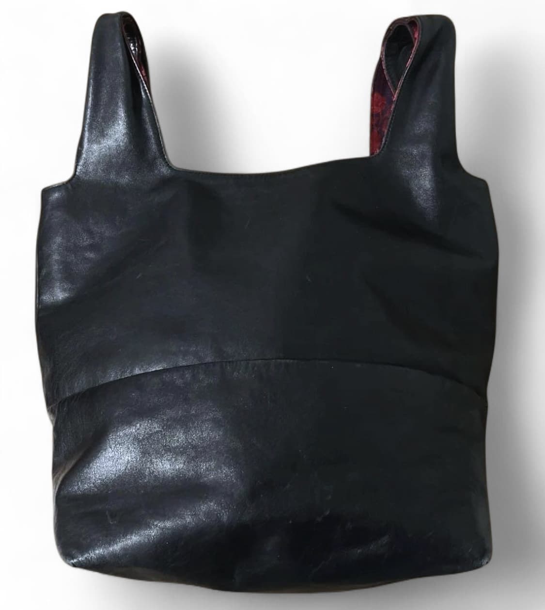 요지 야마모토 느와르 레더 토트백 상품이미지2