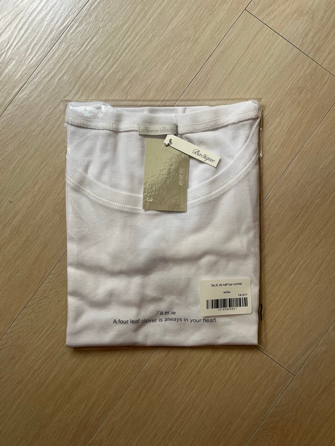 [새상품/당일배송] 샵페어리 립 하프 탑, 샵페어리 반팔티셔츠 슬리브 상품이미지2