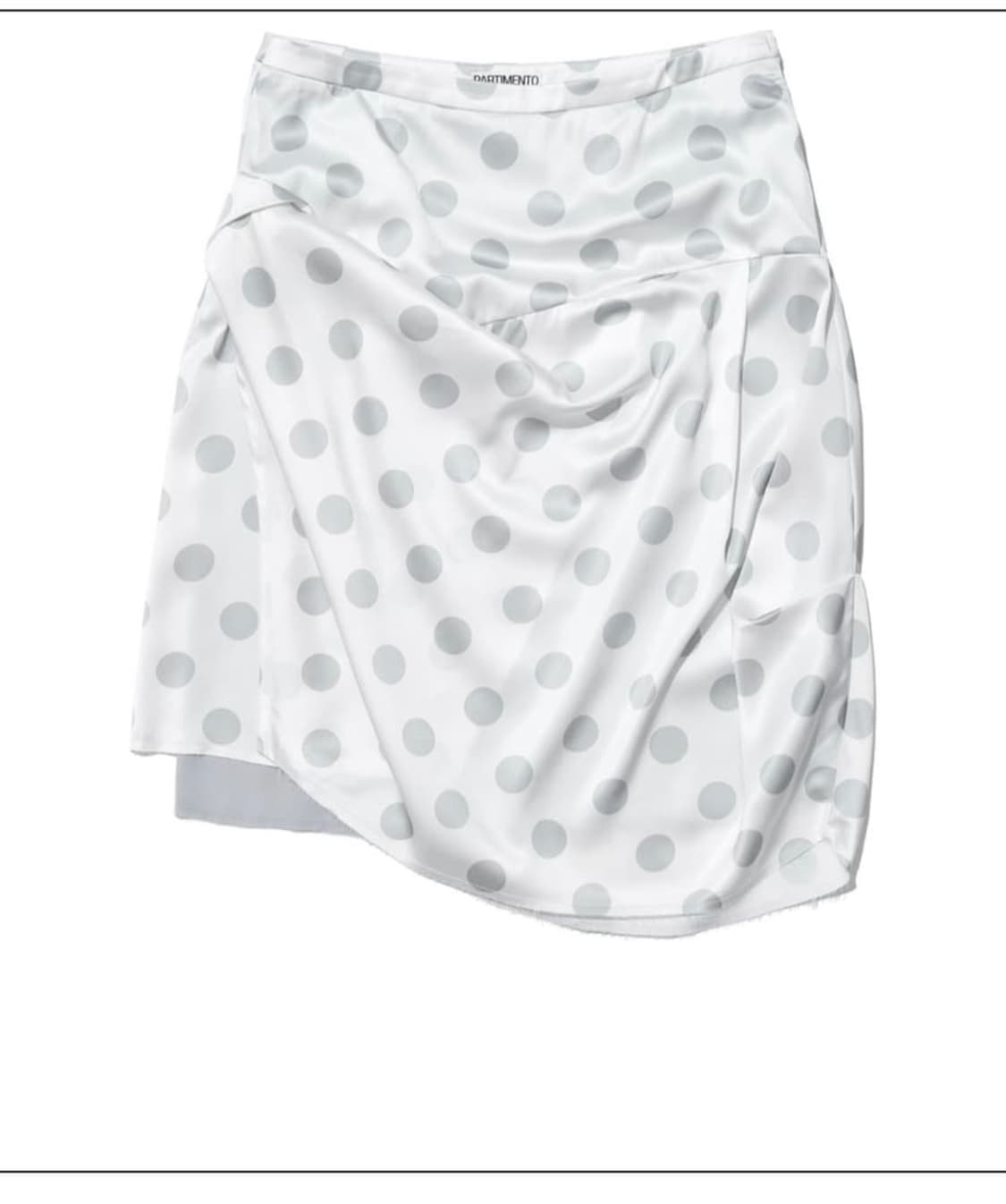 파르티멘토 우먼 도트 스커트 화이트 상품이미지1