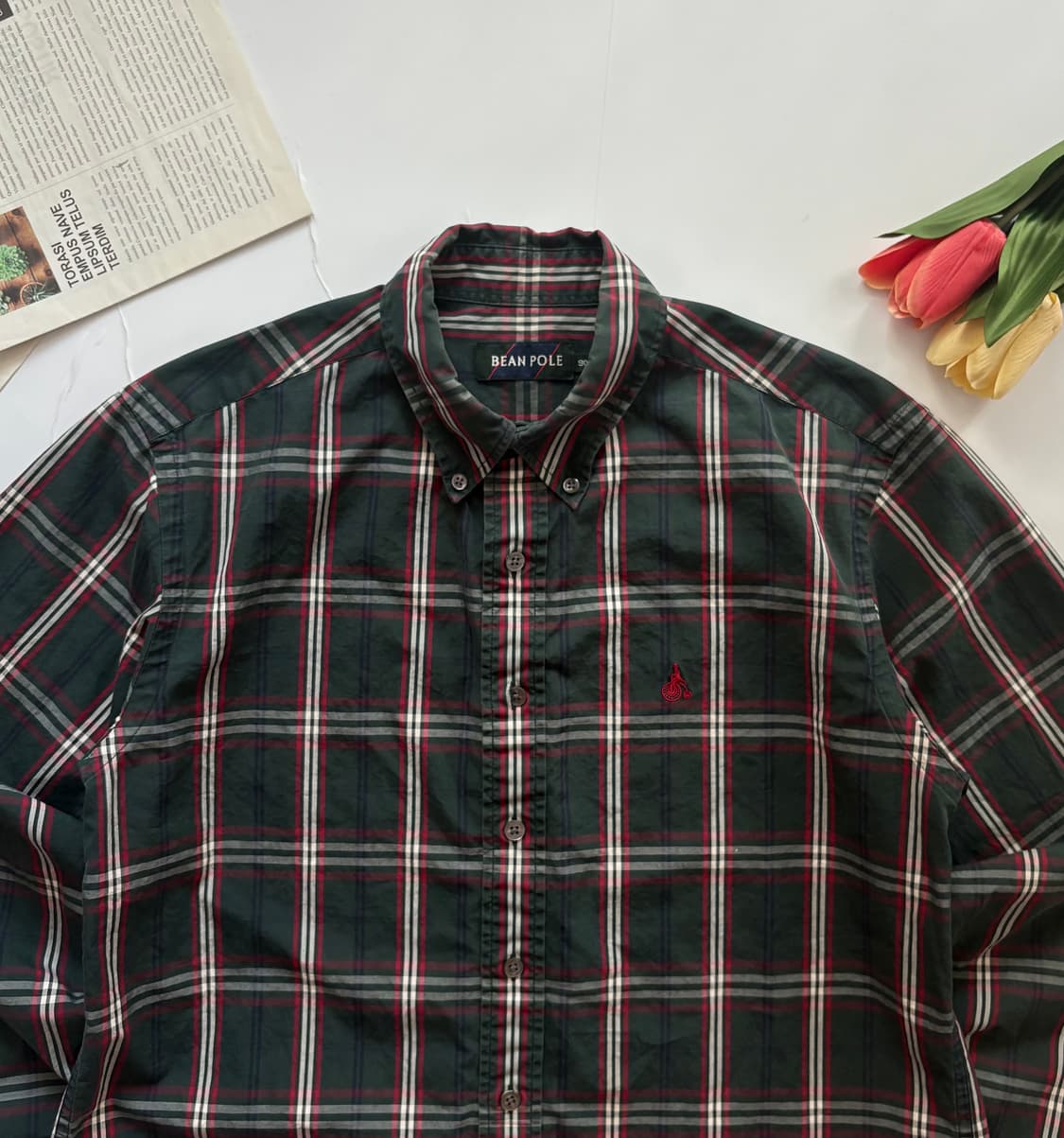 빈폴 타탄 체크 셔츠 상품이미지4