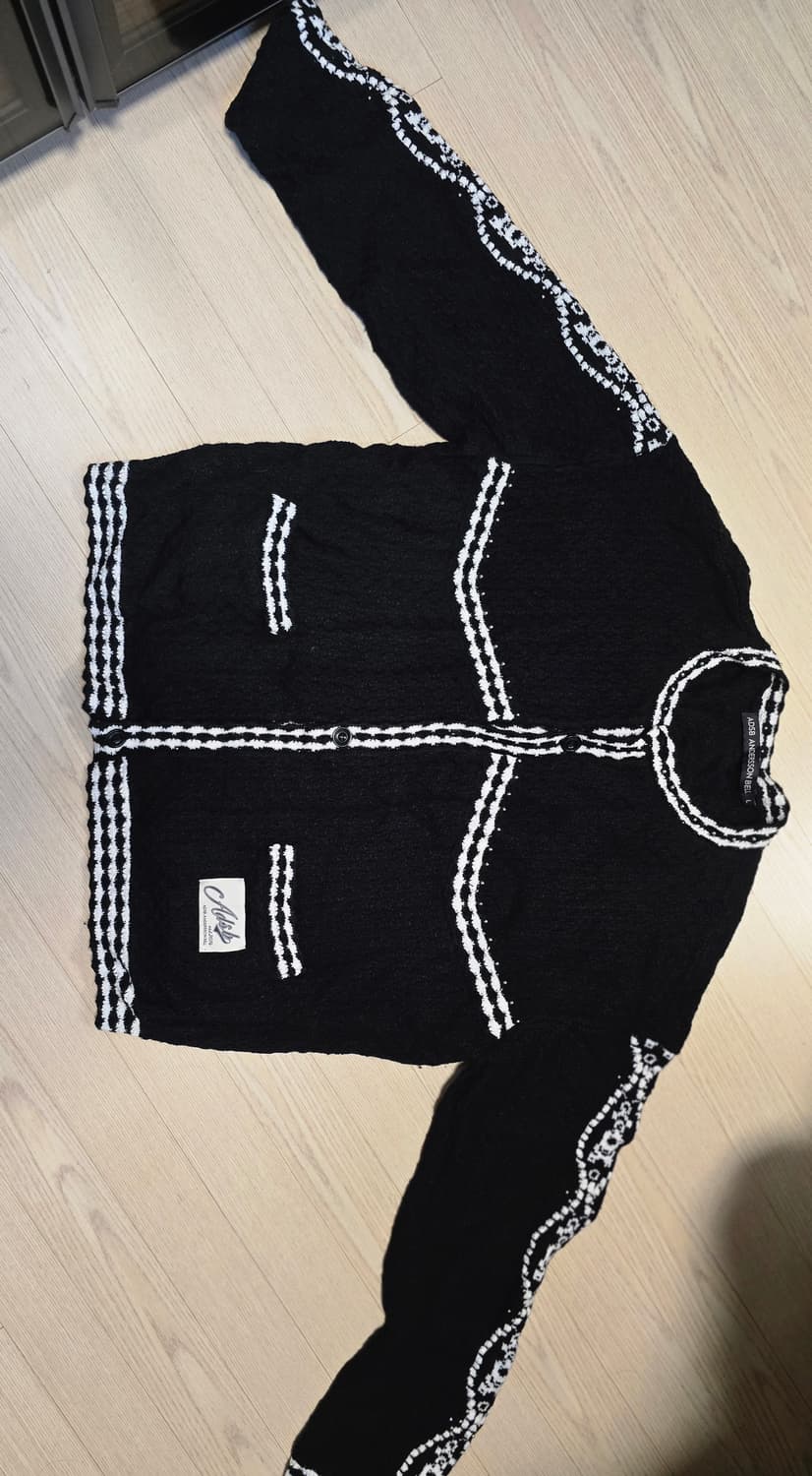 앤더슨벨 블랙 가디건 L 상품이미지1