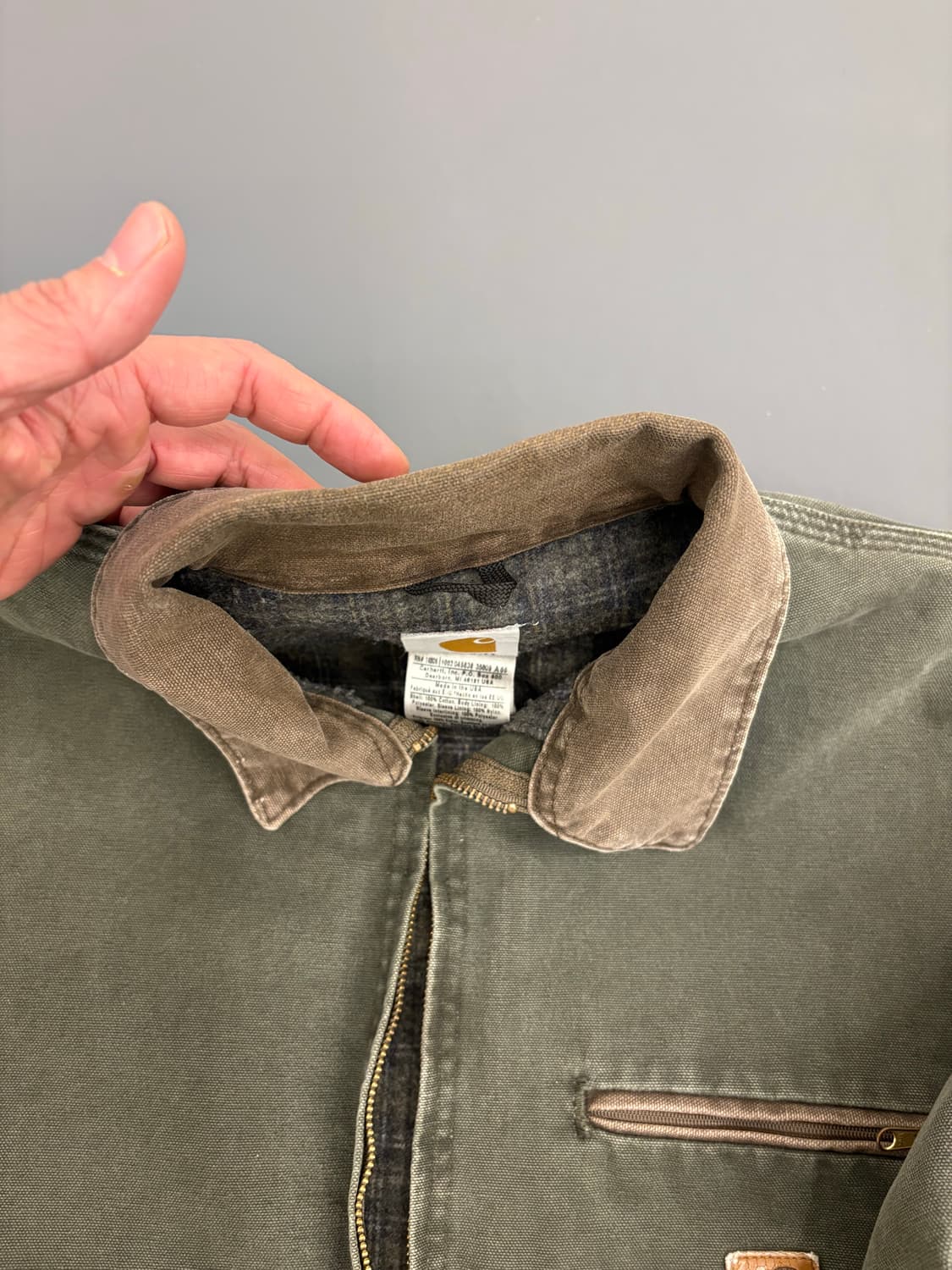 칼하트 j97 모스 그린 XL - 레귤러 상품이미지6