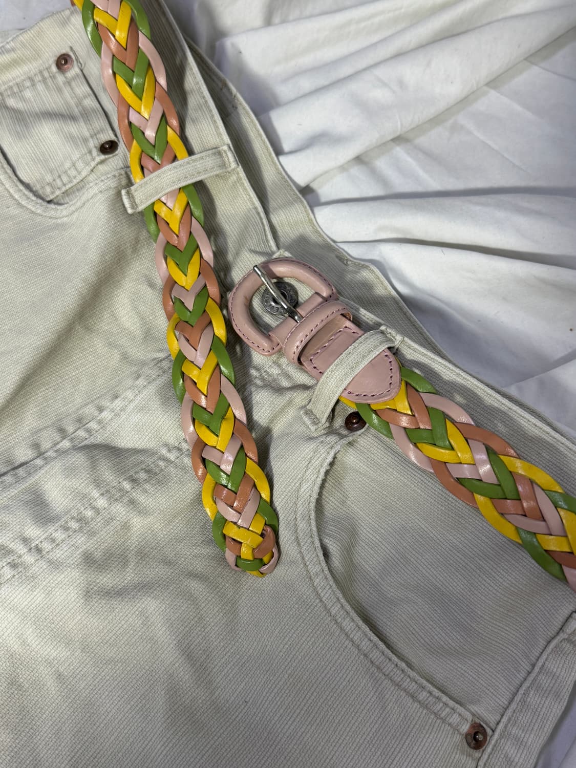 빈티지 위빙 벨트 상품이미지1