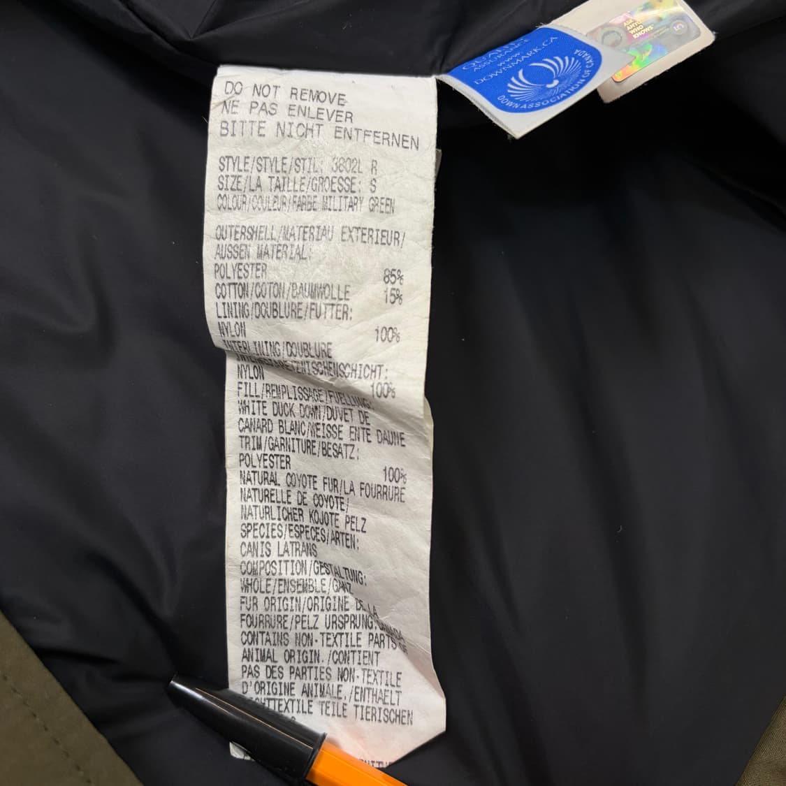 canada goose 캐나다구스 쉘번 파카 퓨전 핏 다운 상품이미지5