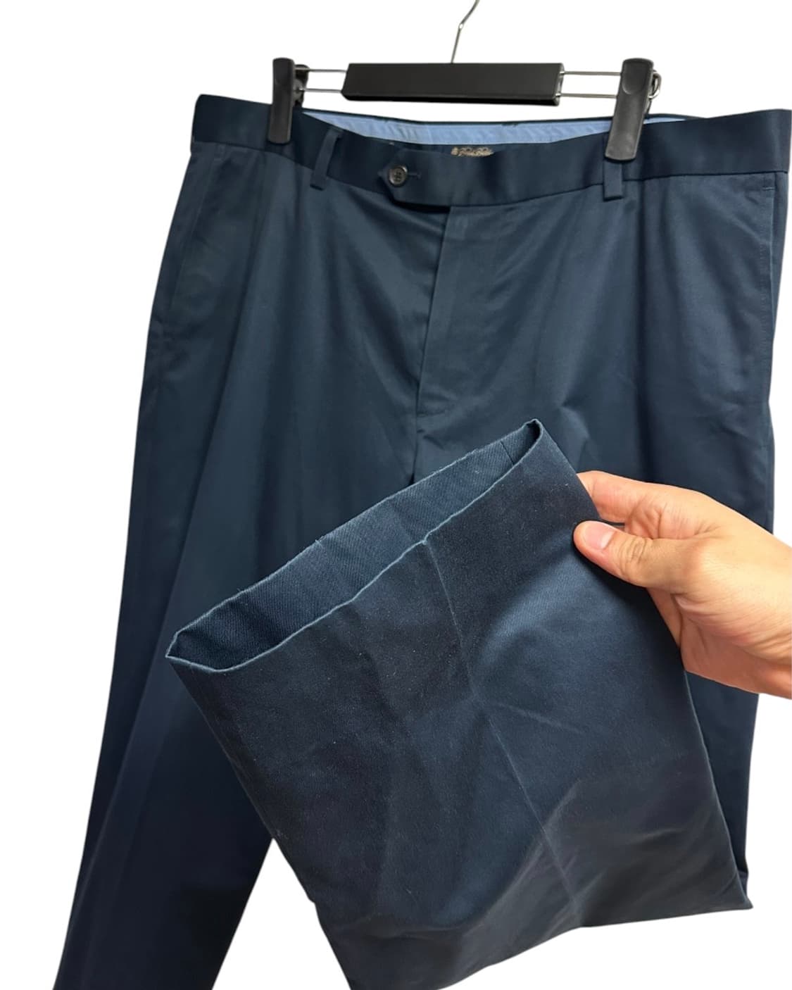 브룩스브라더스 레귤러핏 코튼팬츠 네이비 W37 size 상품이미지4