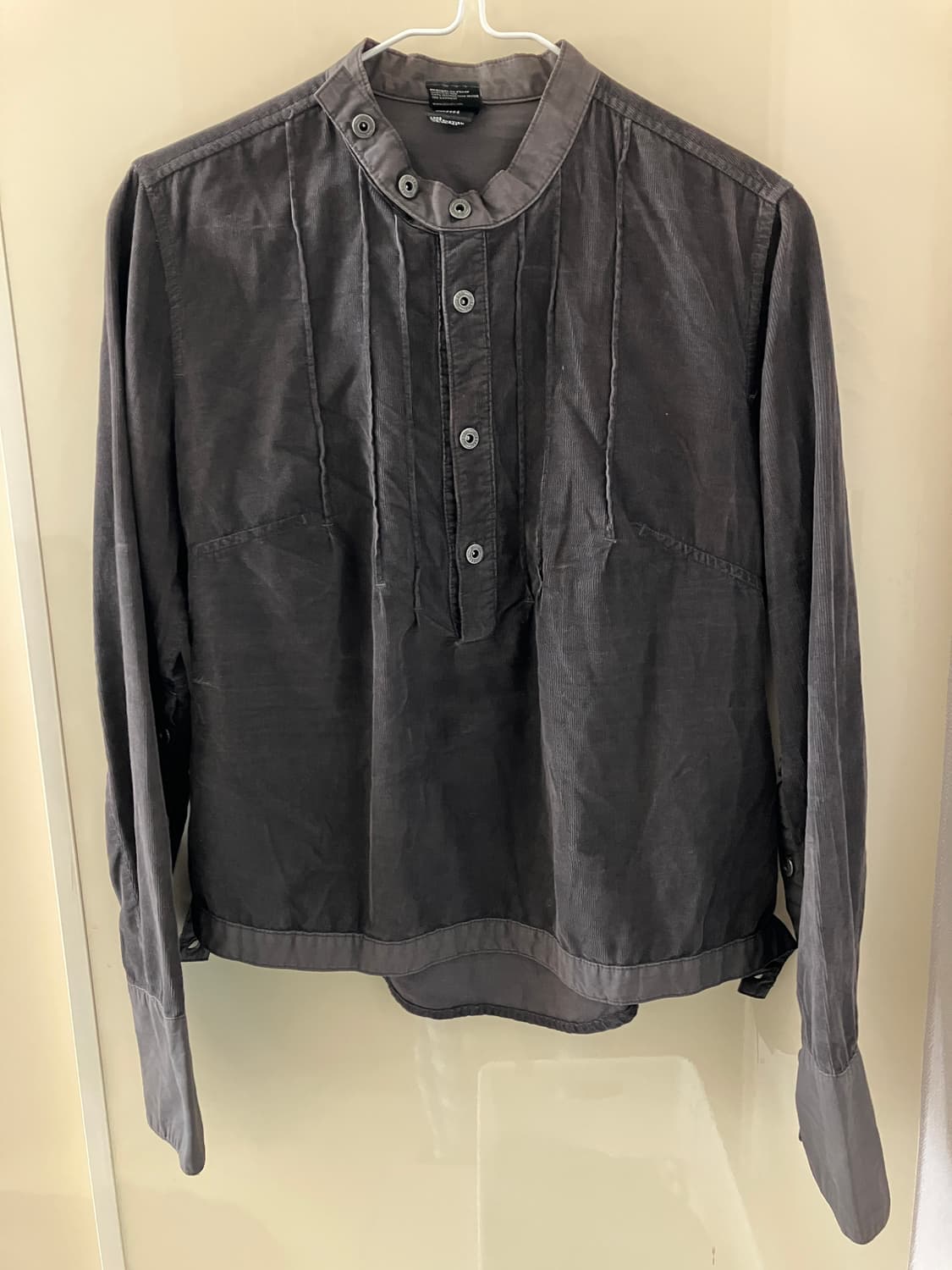 디젤 코듀로이 본디지 스트랩 블라우스 상품이미지1